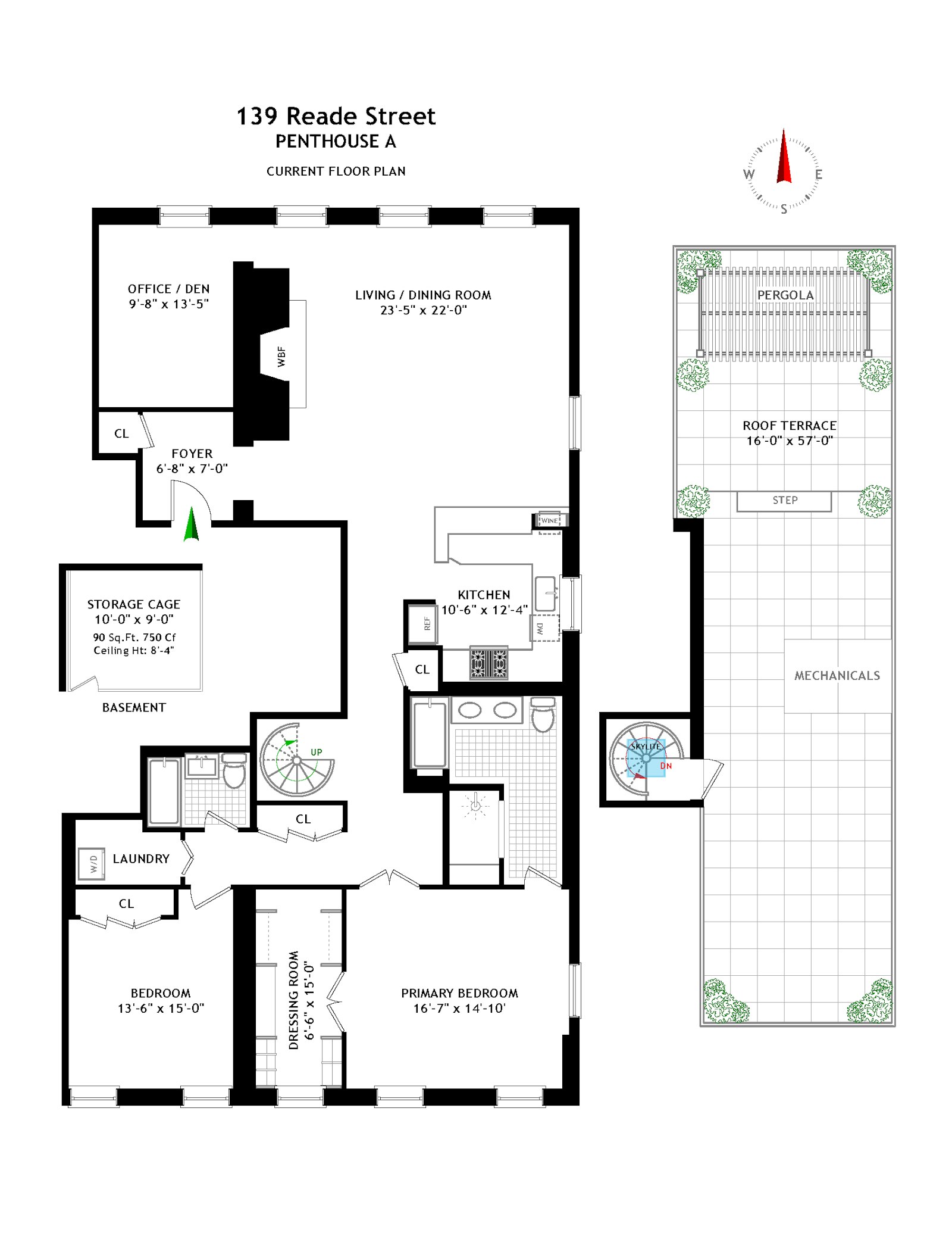 Floorplan for 139 Reade Street, PHA