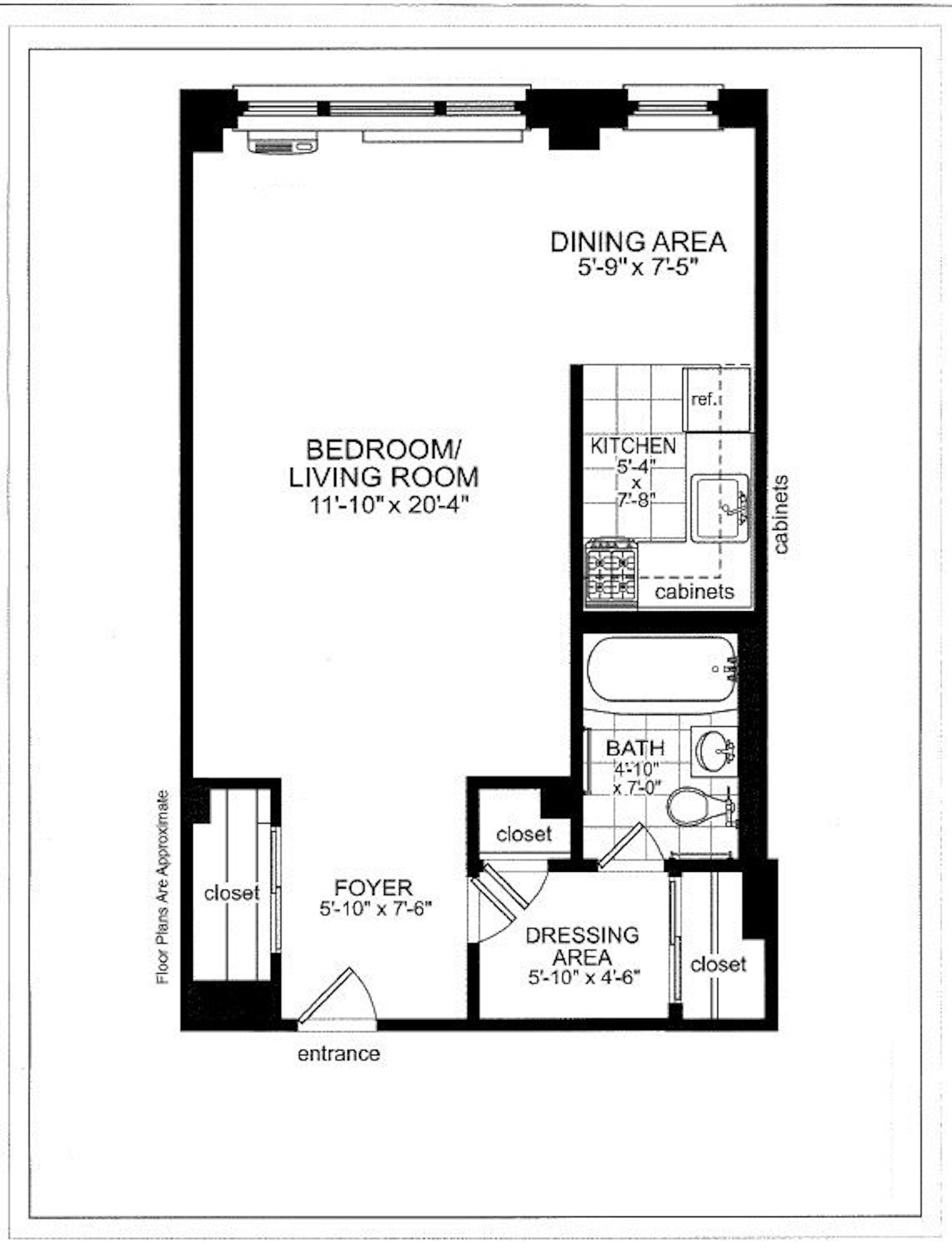 Floorplan for 250 East 39th Street, 9E