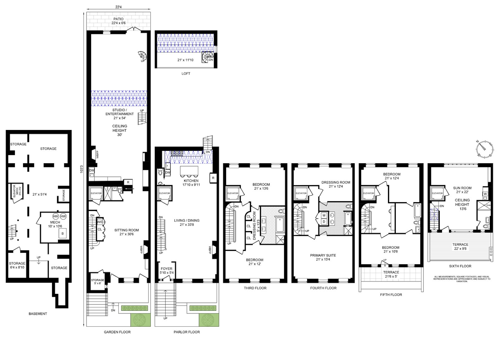 Floorplan for 125 West 11th Street