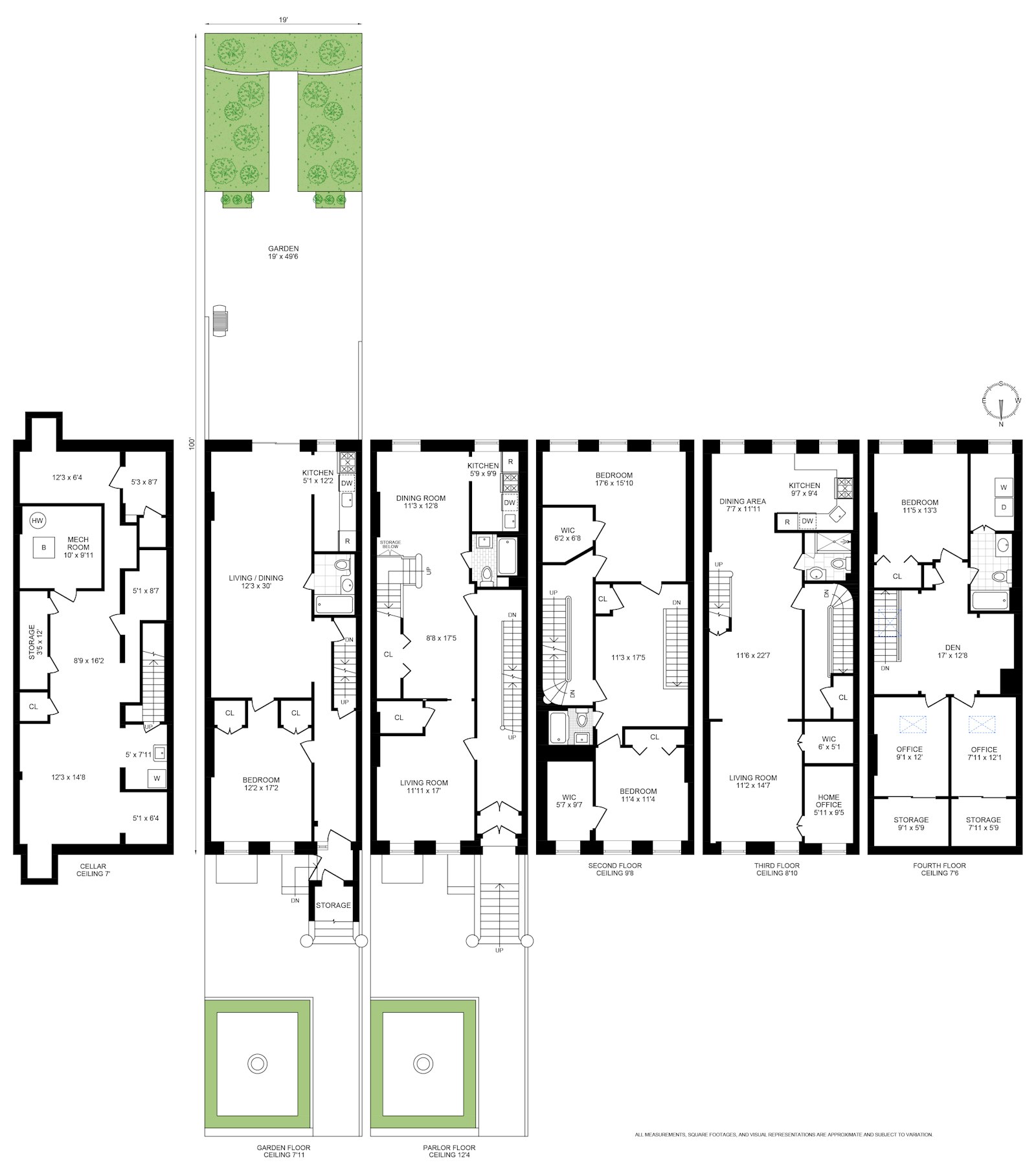 Floorplan for 34 1st Place