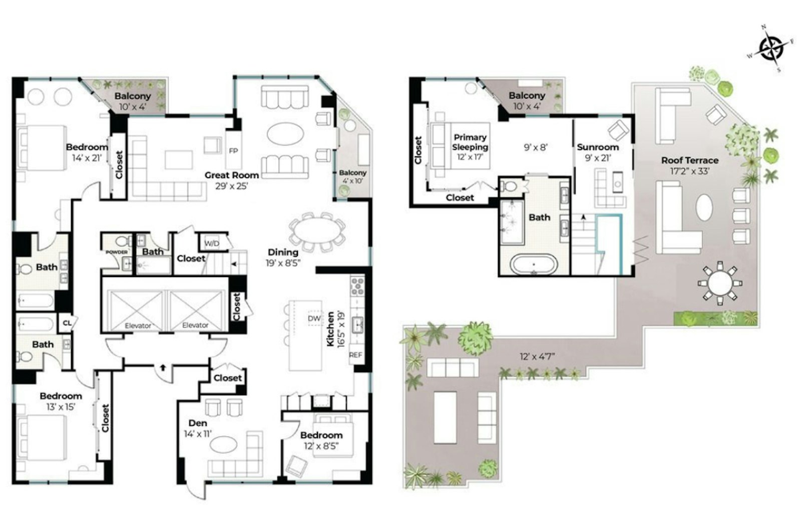 Floorplan for 22 West 66th Street