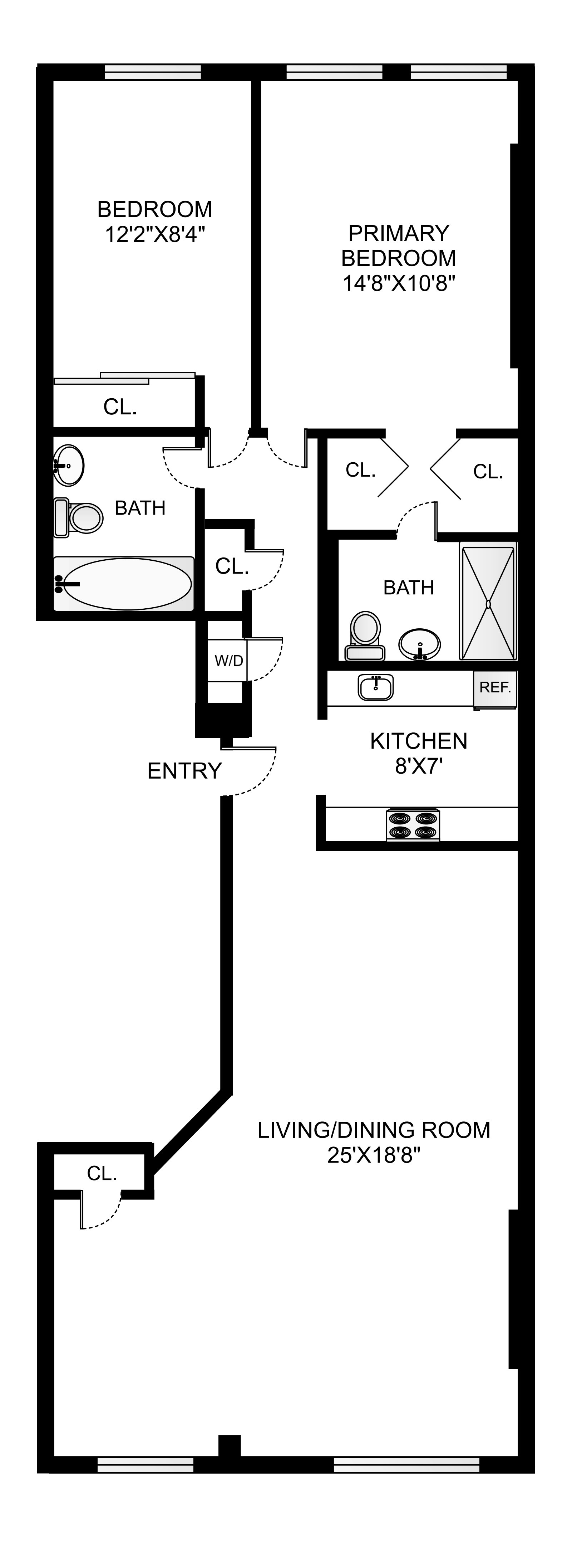 Floorplan for 414 Seventh Avenue, 3