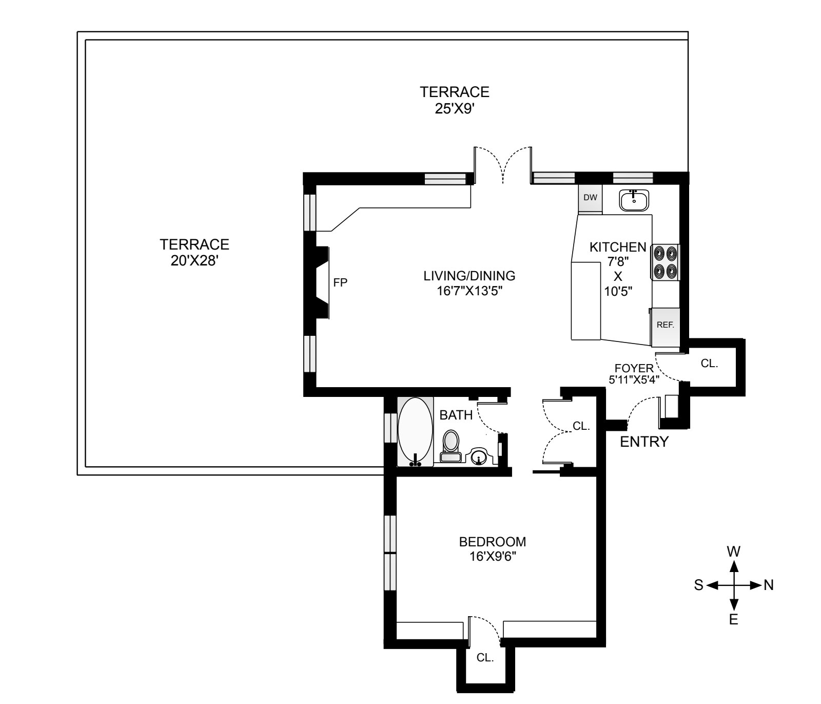 Floorplan for 155 Henry Street, PHB