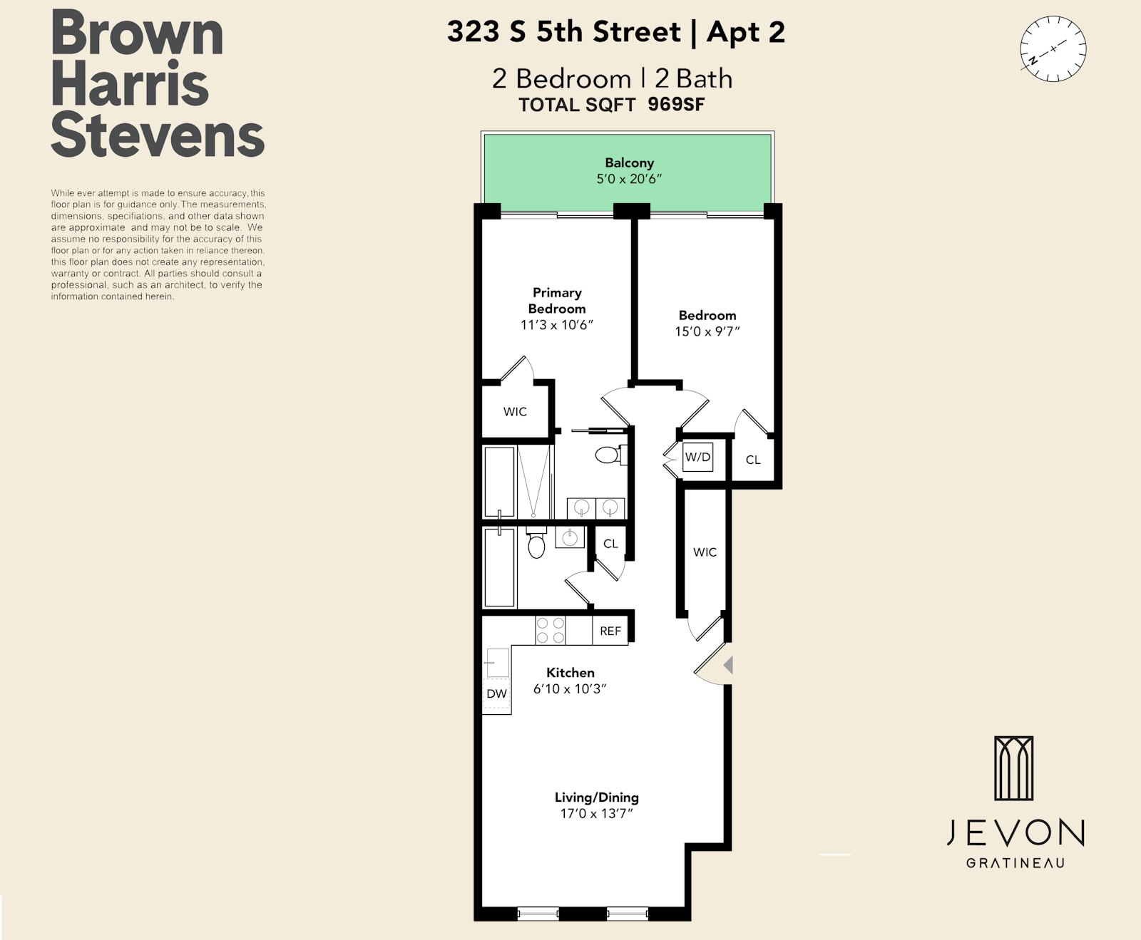 Floorplan for 323 South 5th Street, 2