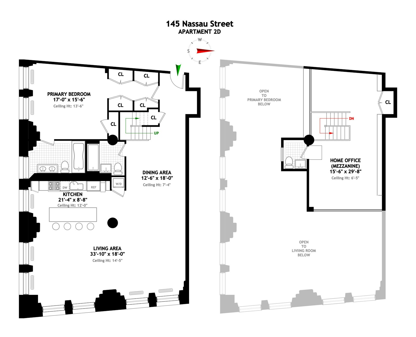 Floorplan for 145 Nassau Street, 2D