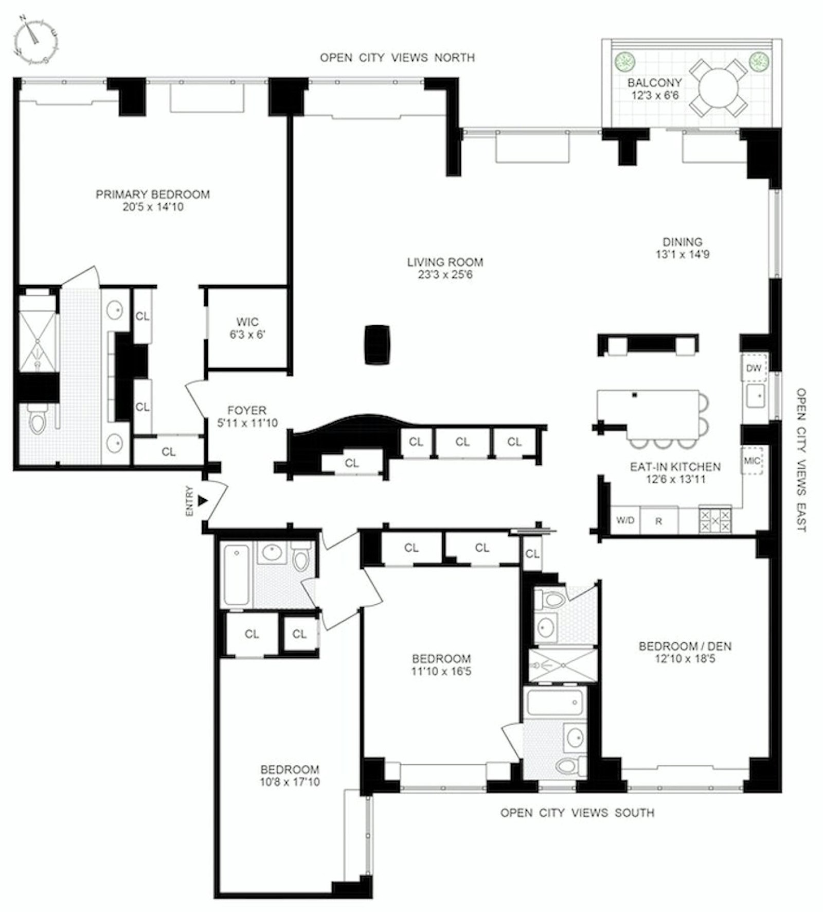 Floorplan for 50 East 89th Street, 21CD