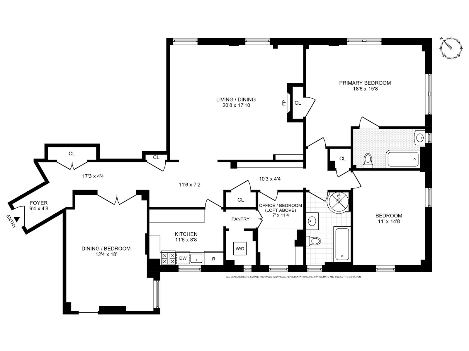 Floorplan for 404 Riverside Drive