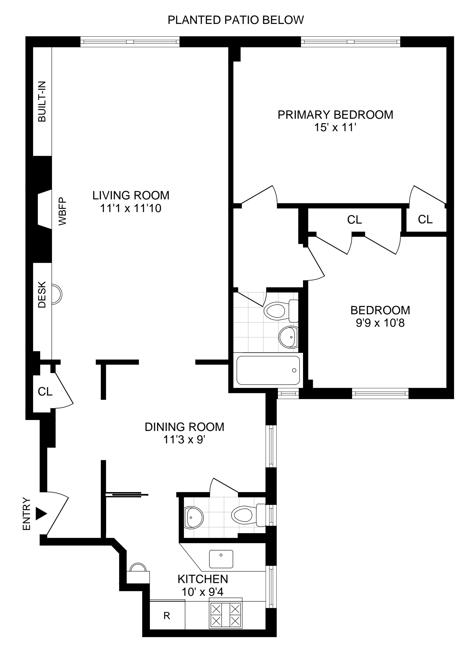 Floorplan for 222 East 71st Street, 1C