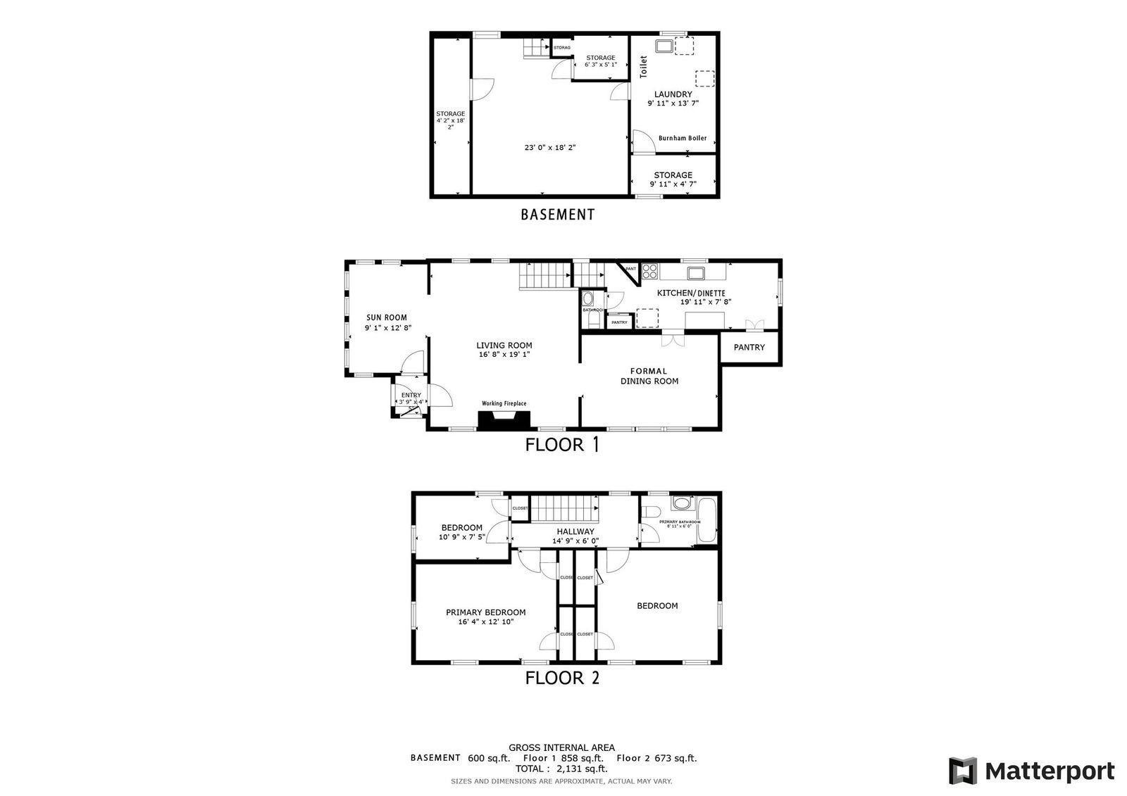 Floorplan for 1717 East 26th Street