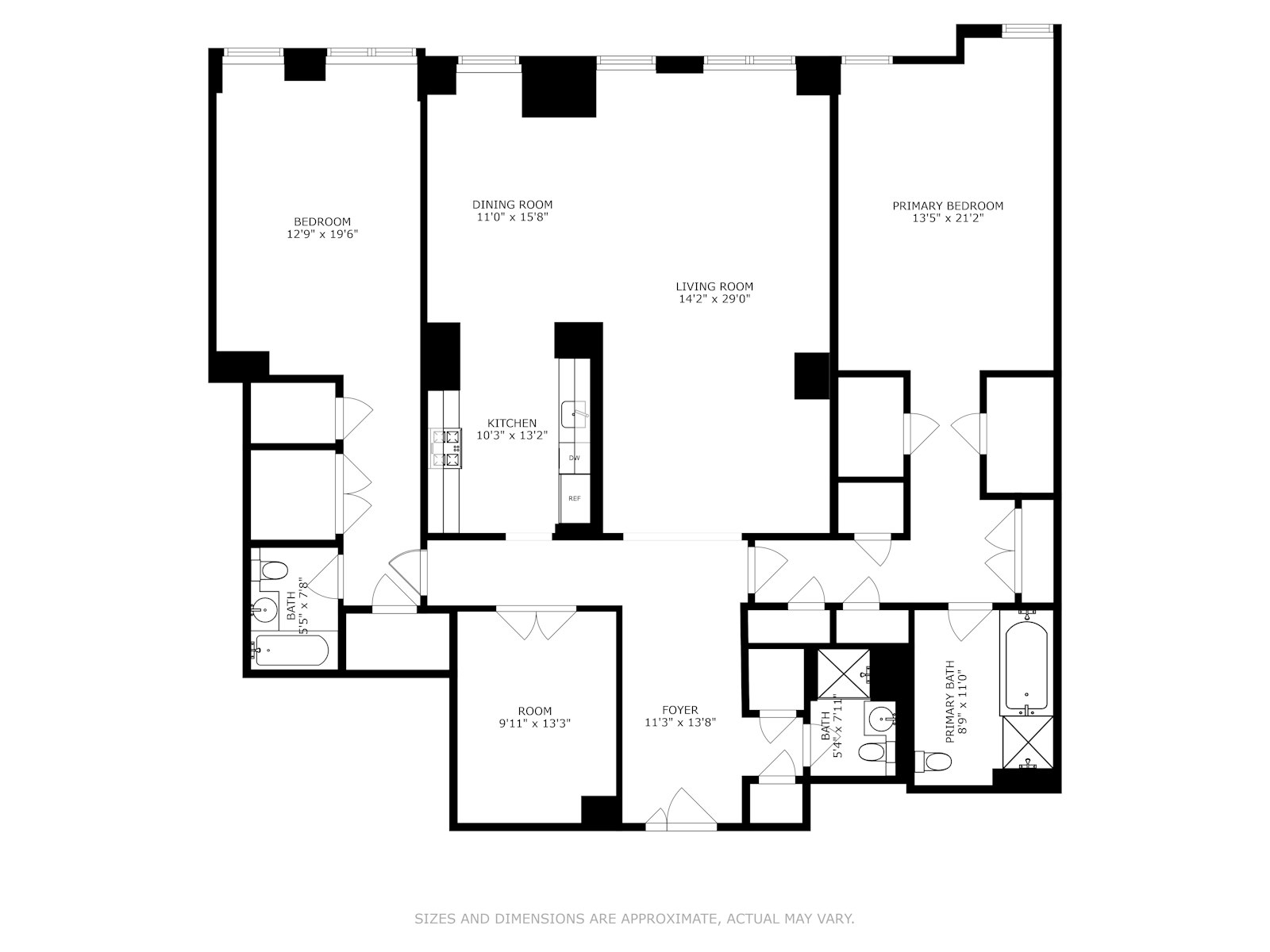 Floorplan for 351 East 51st Street, L5D