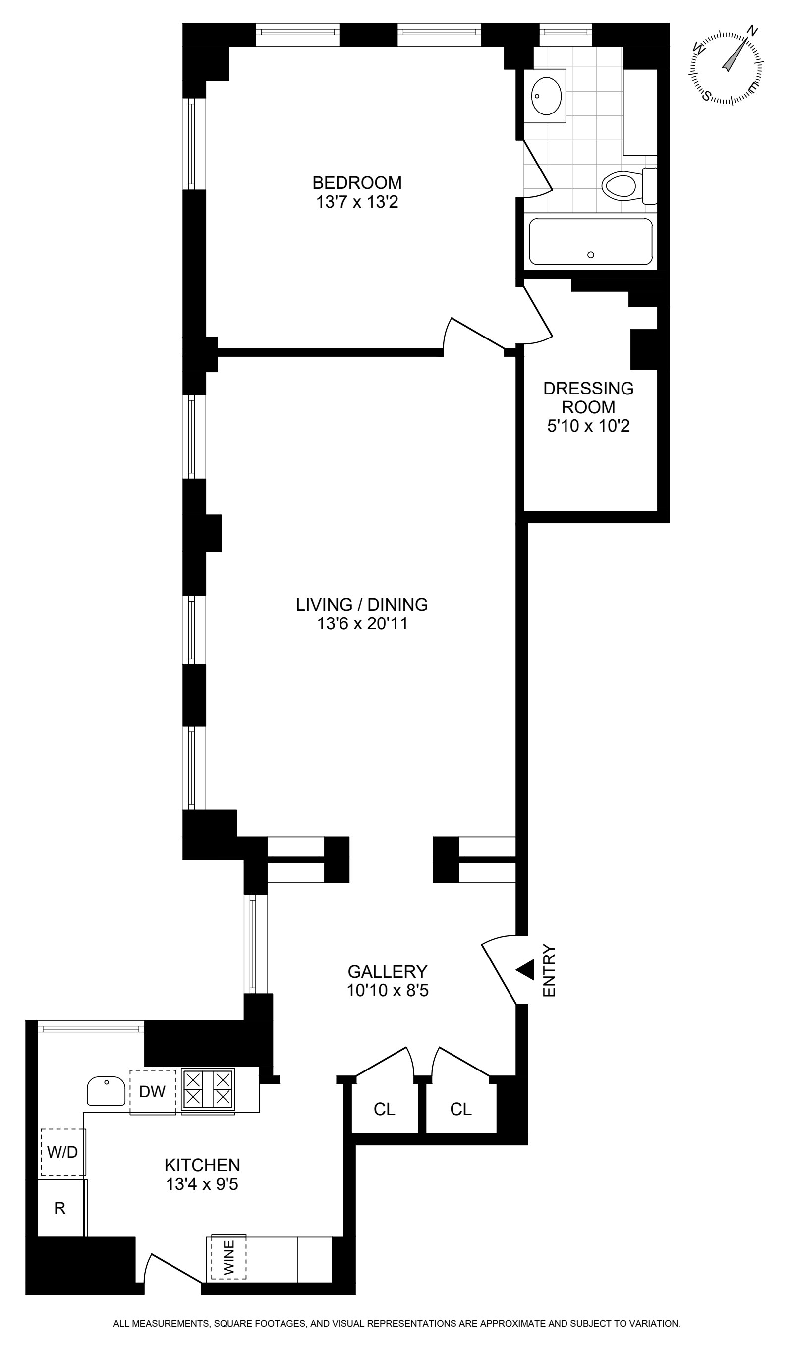 Floorplan for 470 Park Avenue, 10D