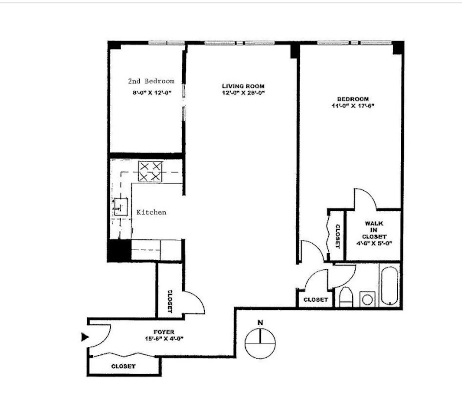 Floorplan for 235 East 87th Street, 5J