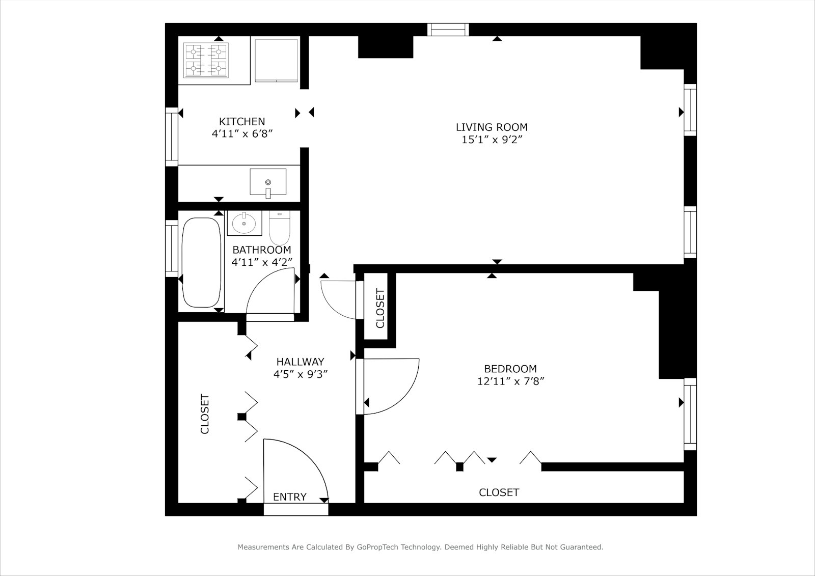 Floorplan for 235 East 49th Street, 5A