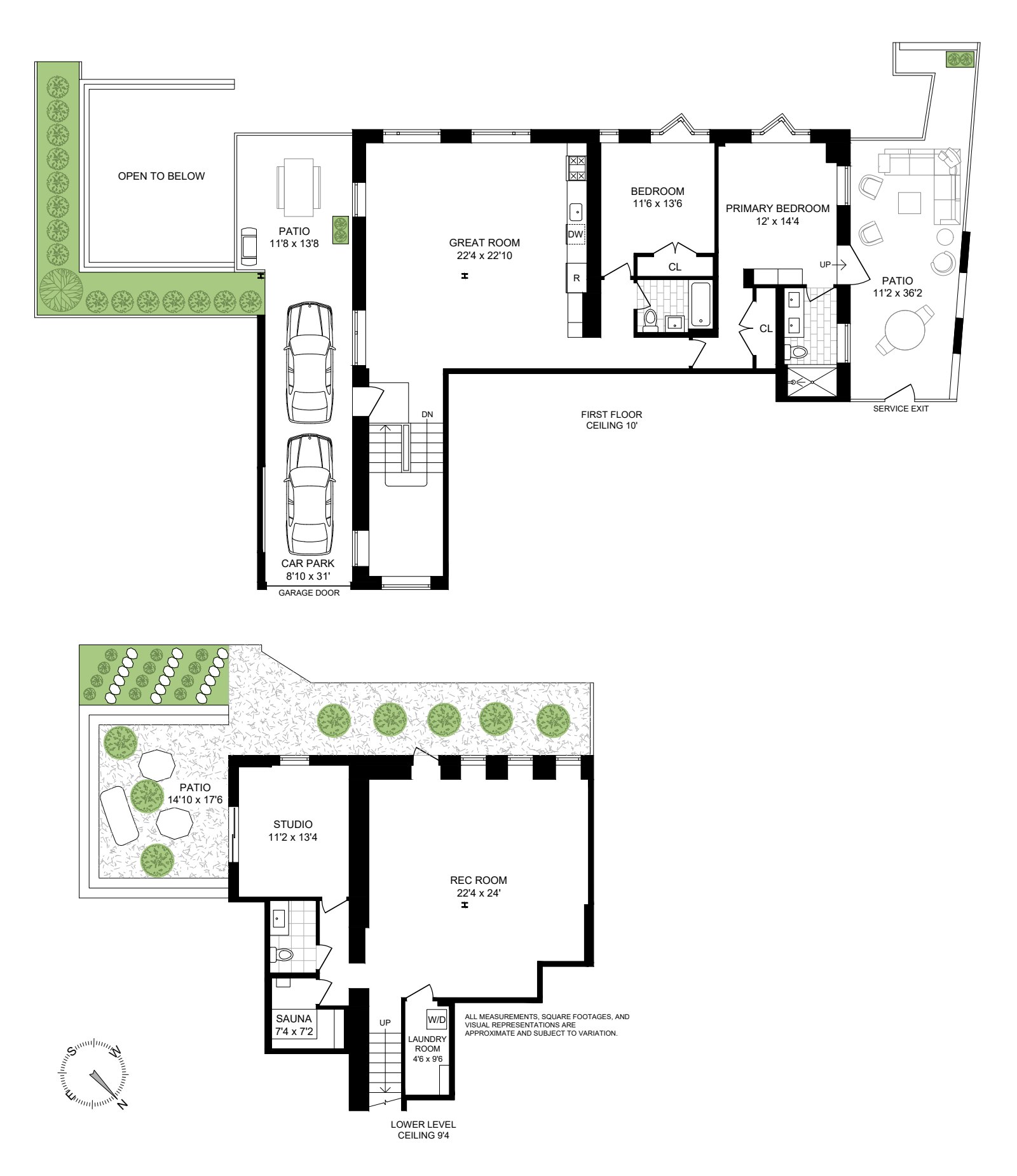 Floorplan for 142 North 1st Street, 1A