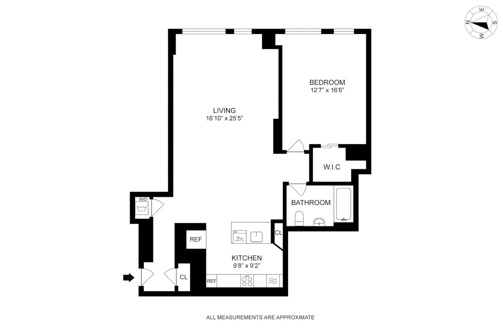 Floorplan for 160 East 22nd Street, 11D