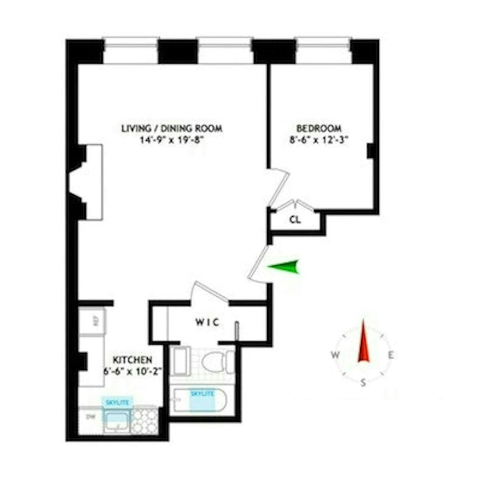 Floorplan for 23 East 37th Street, 5R