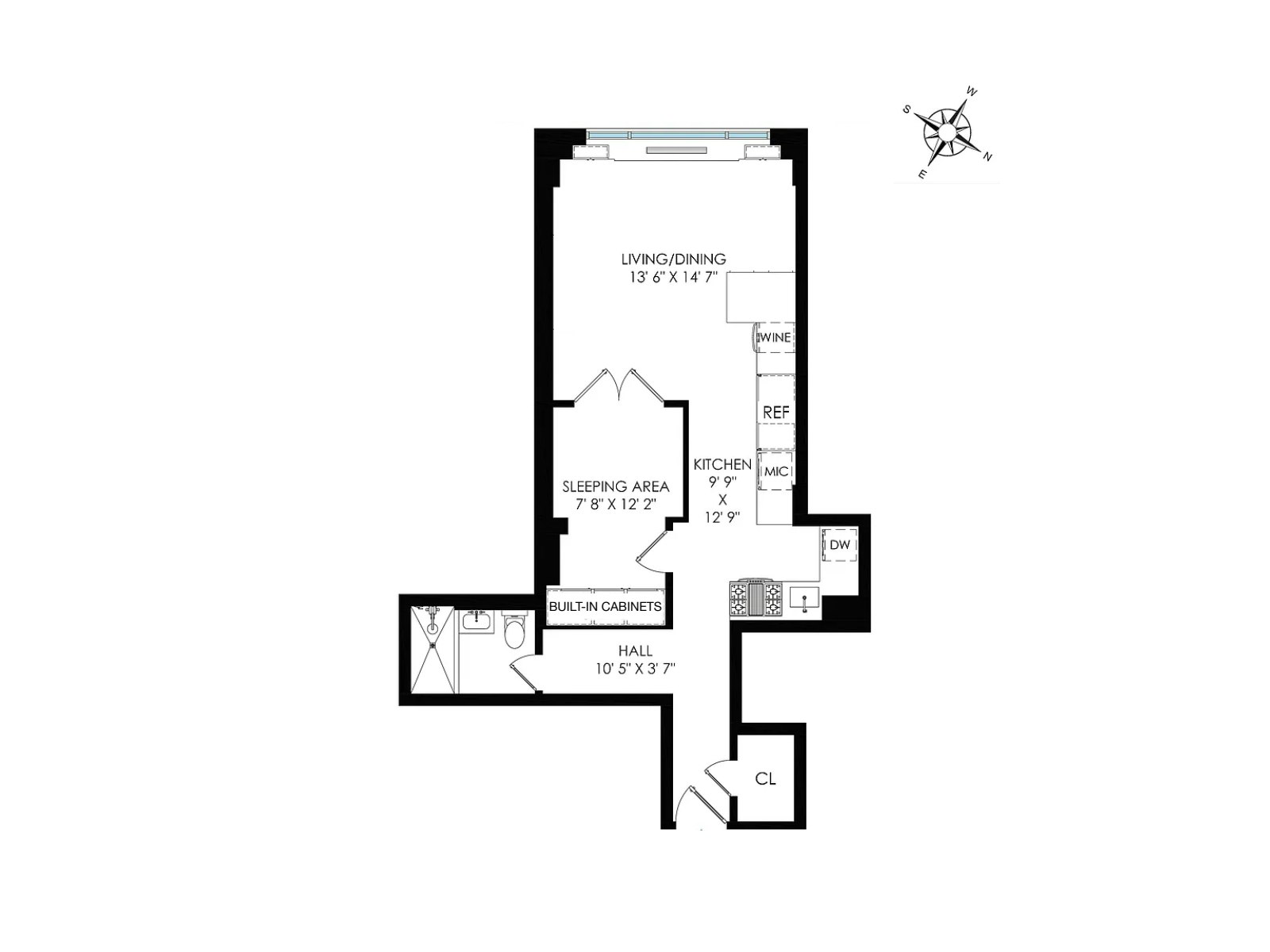 Floorplan for 420 East 55th Street, 8U