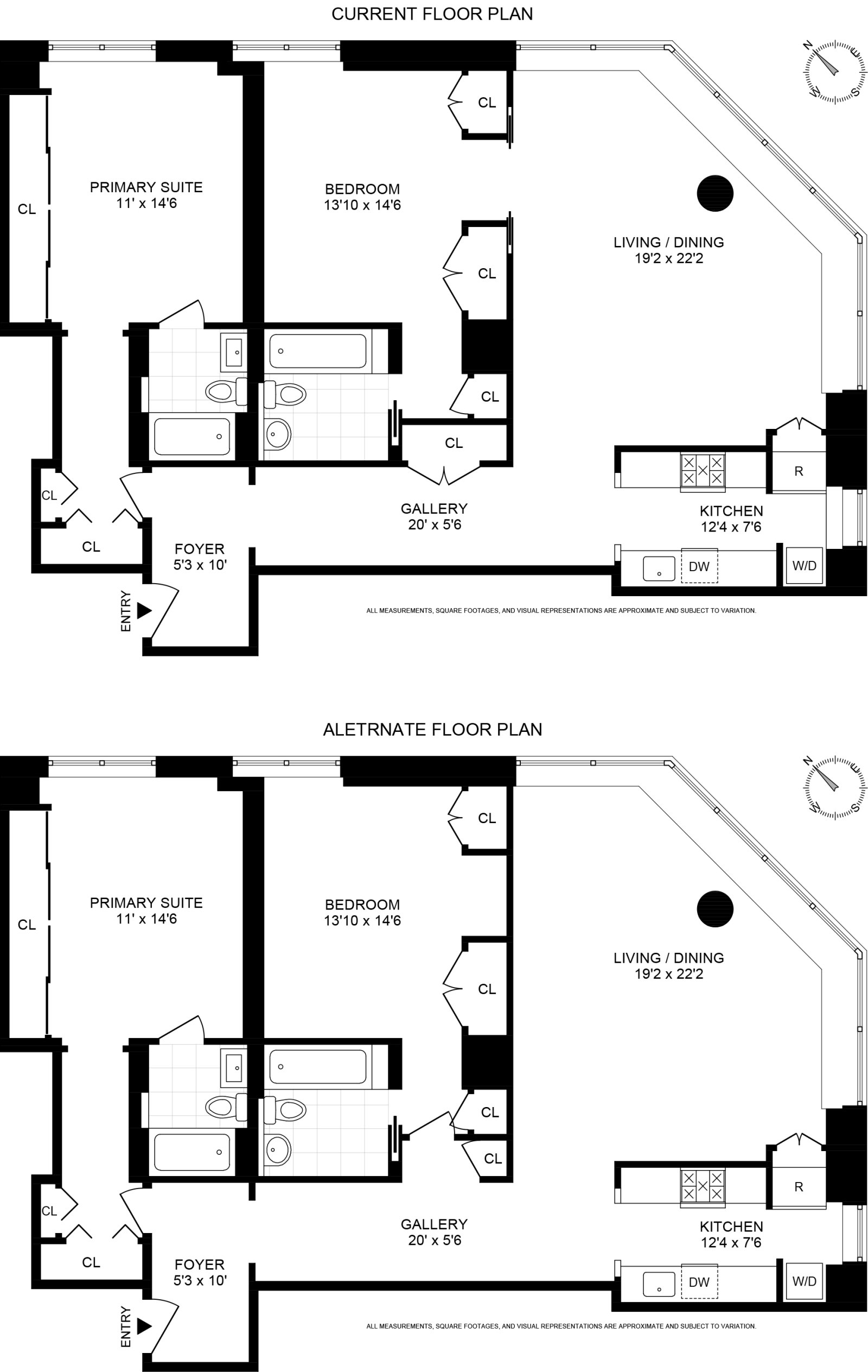 Floorplan for 40 East 94th Street, 10F