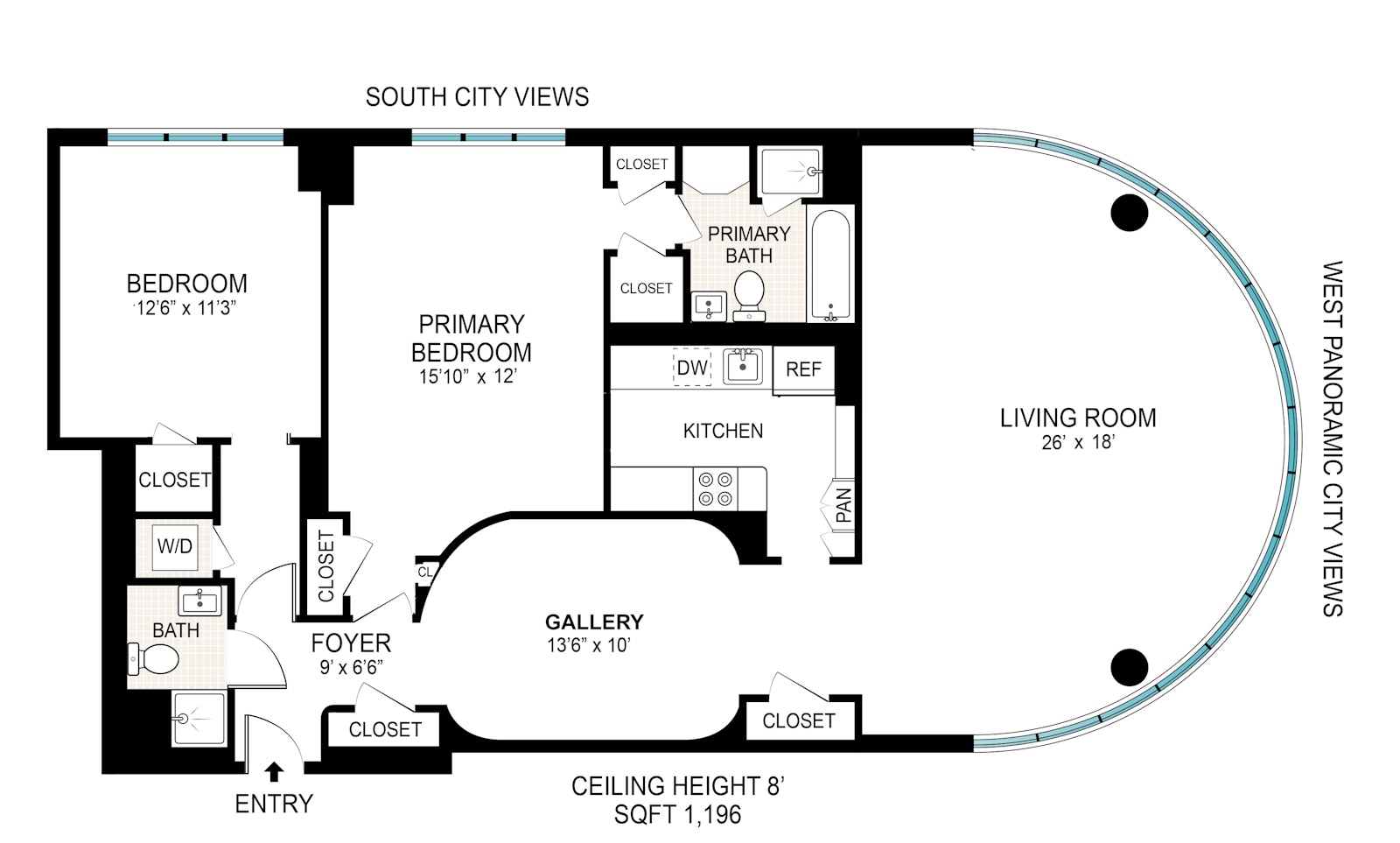 Floorplan for 330 East 38th Street, 34D