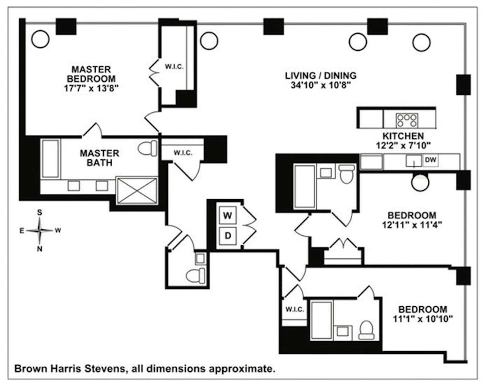 Floorplan for 35 West 15th Street, 15CD