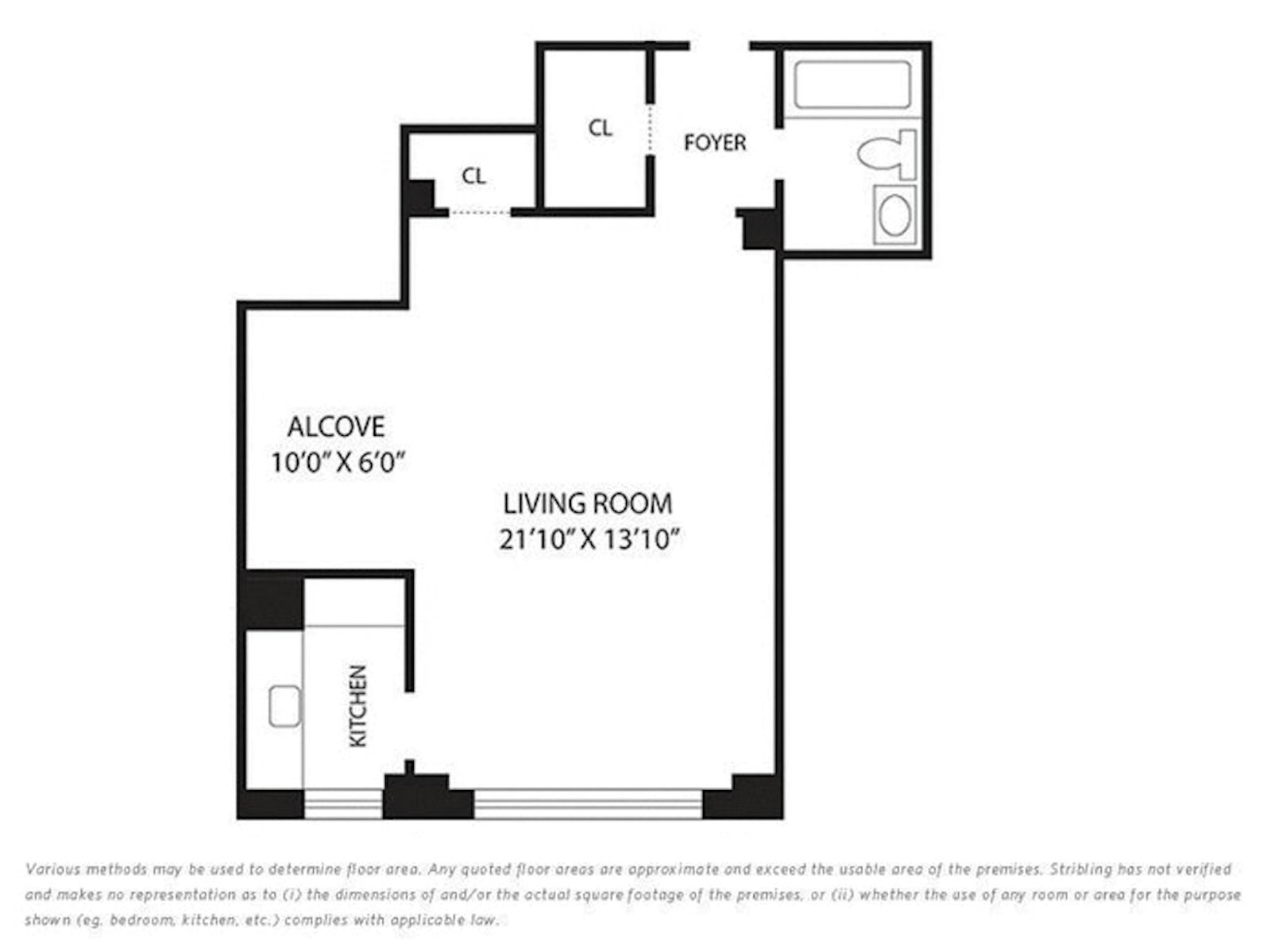 Floorplan for 400 East 52nd Street, 10B