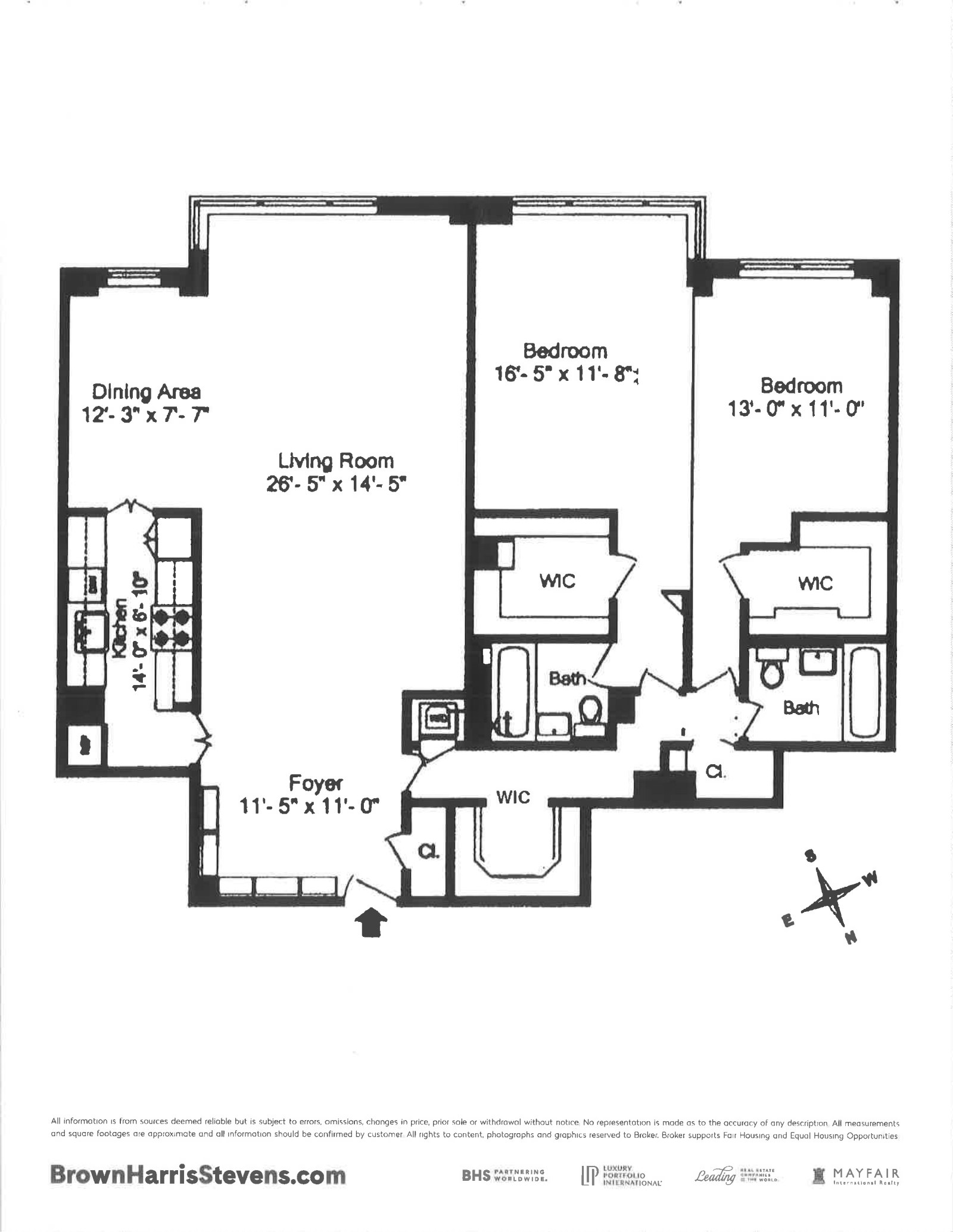 Floorplan for 1025 Fifth Avenue, 4G/N