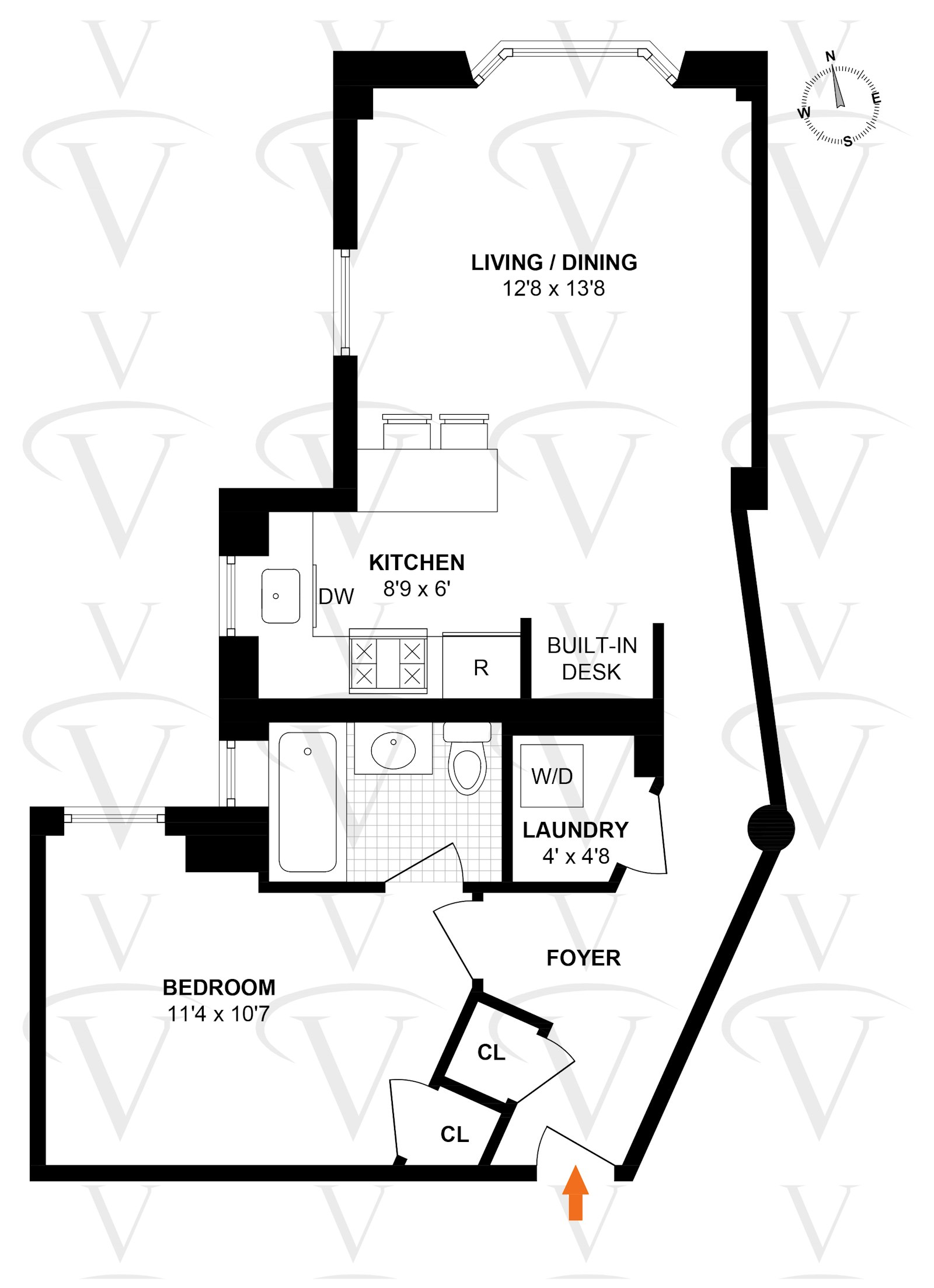 Floorplan for 514 West 110th Street