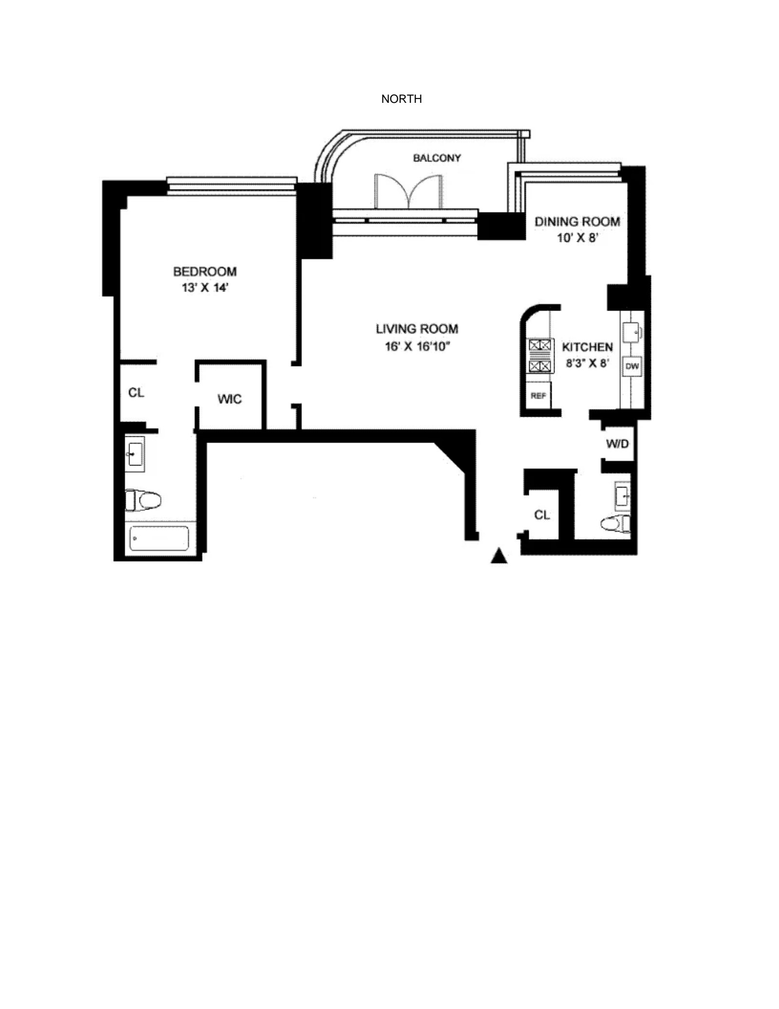 Floorplan for 157 East 74th Street, 10B