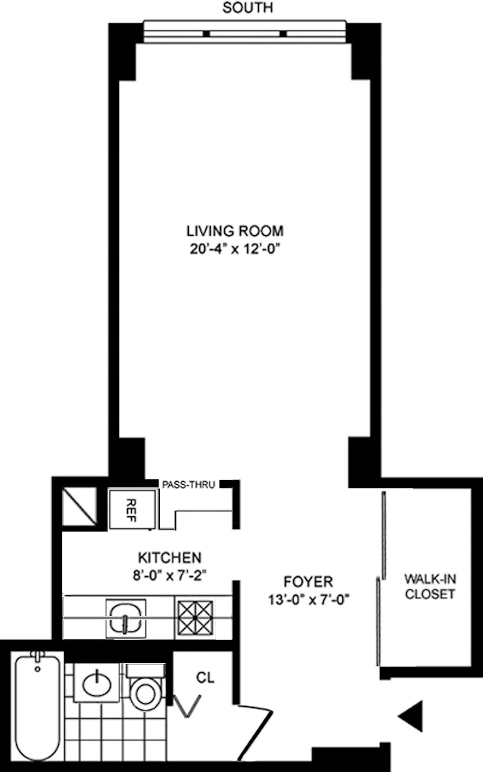 Floorplan for 520 East 72nd Street, 5G