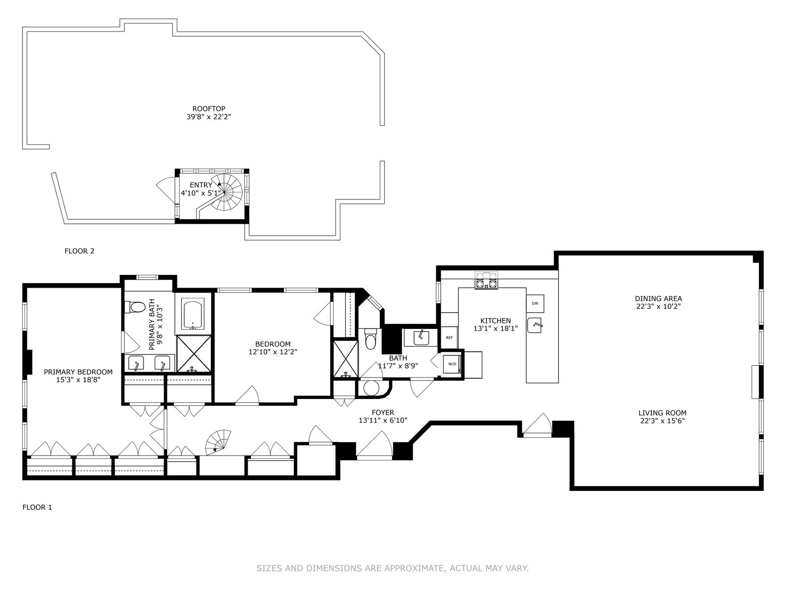 Floorplan for 12 West 18 Street, 9W