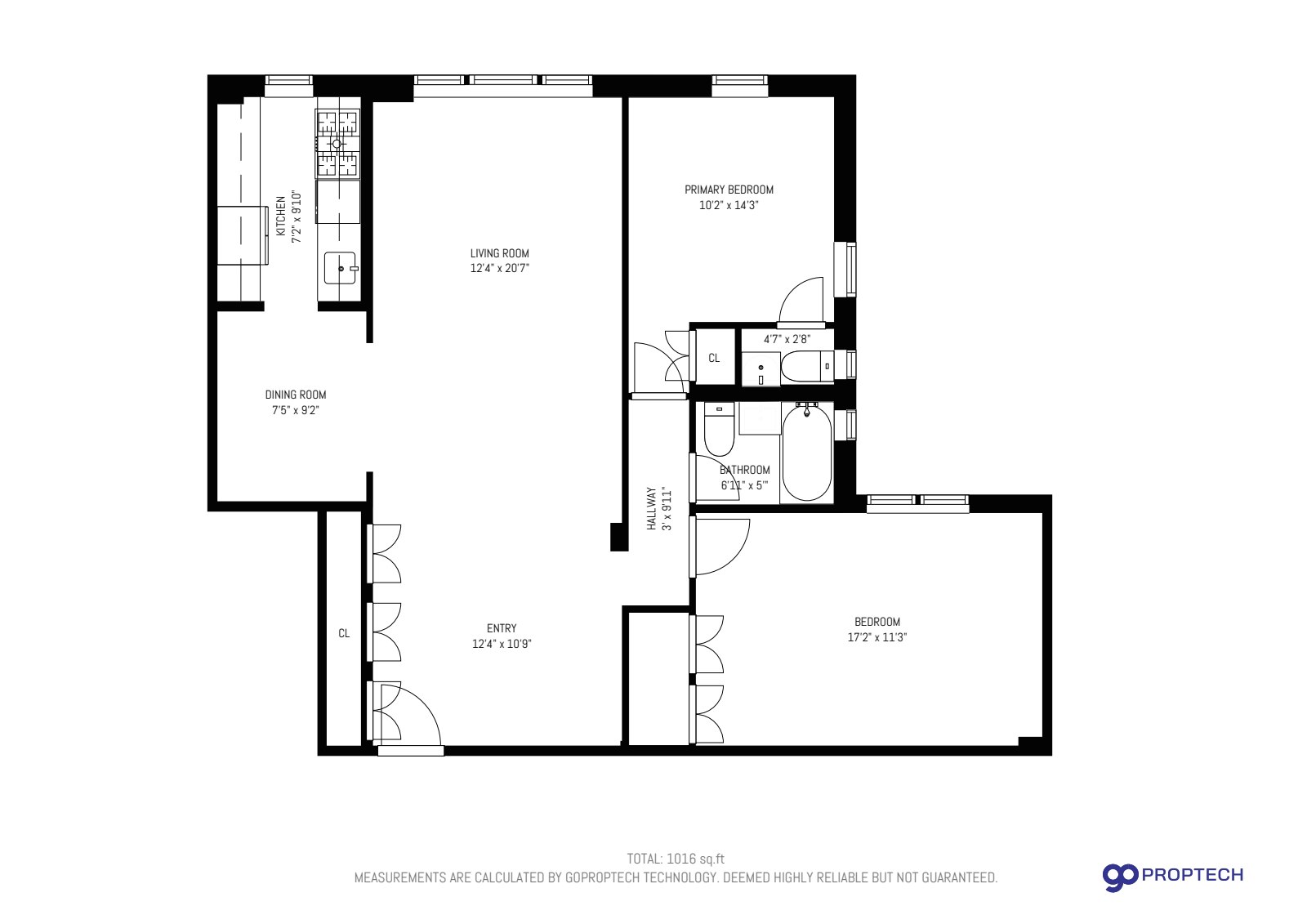 Floorplan for 110 -15 71st Road, 5G