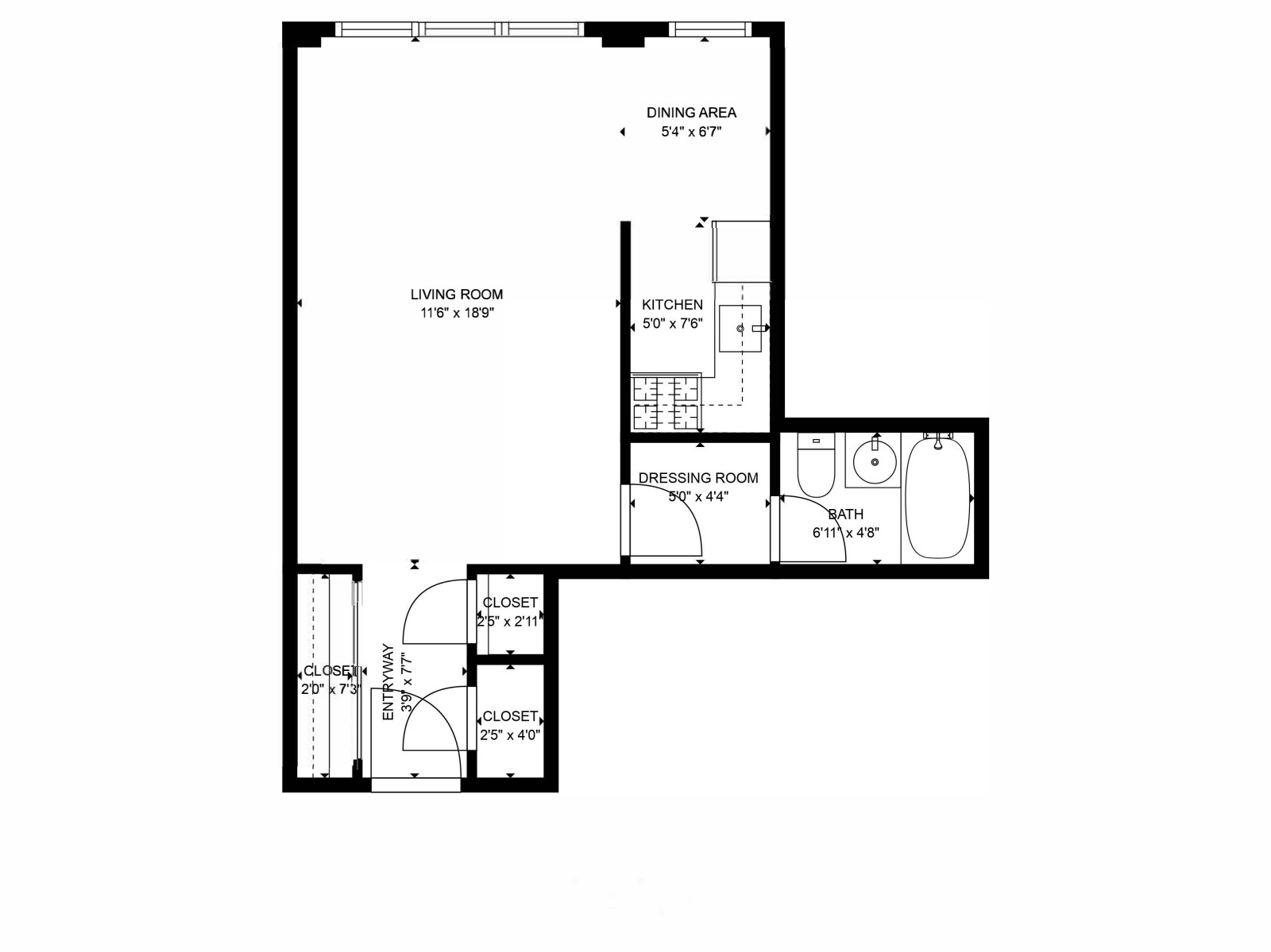 Floorplan for 250 East 39th Street, 6R