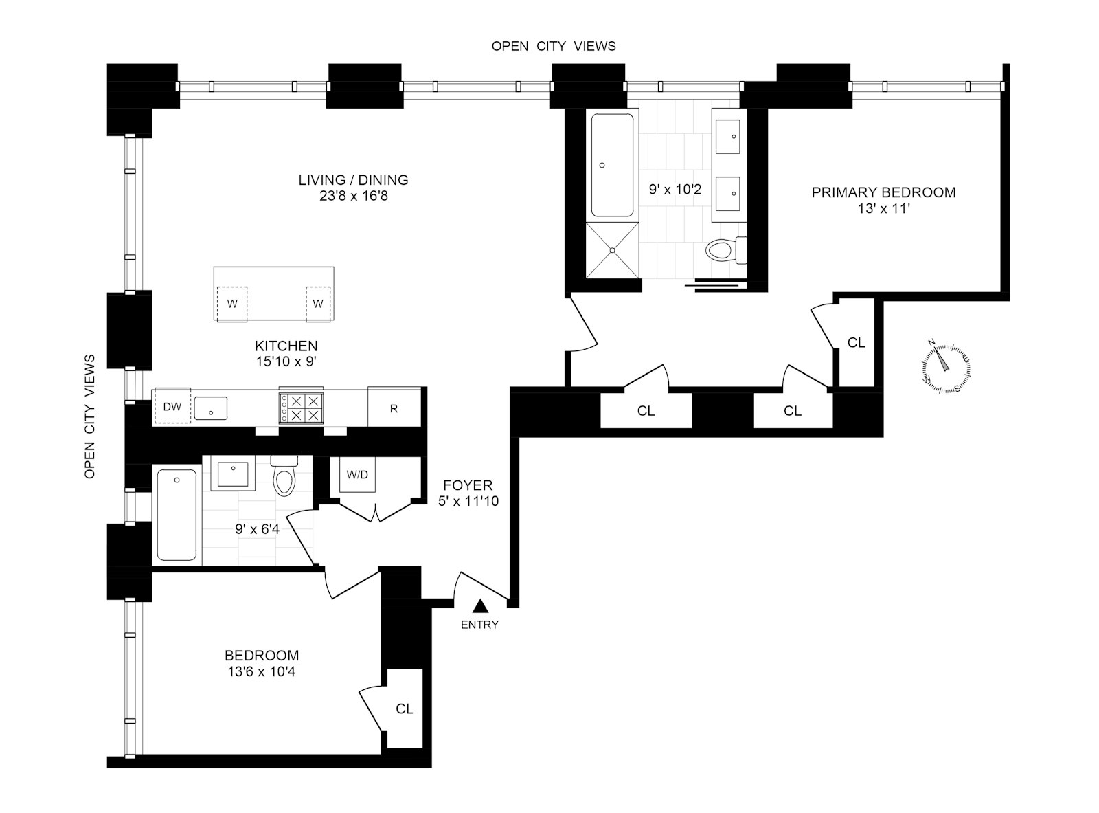 Floorplan for 277 Fifth Avenue, 29A