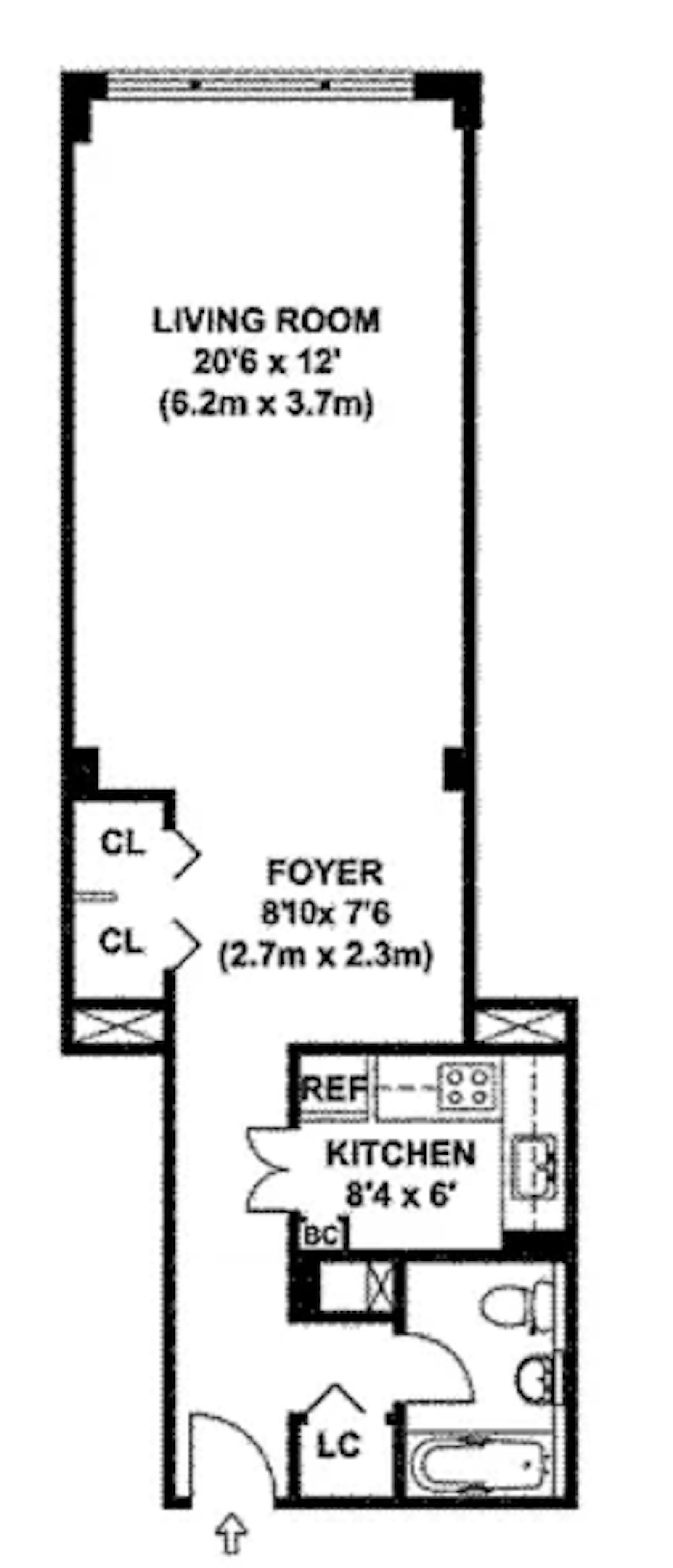 Floorplan for 305 East 40th Street, 10U