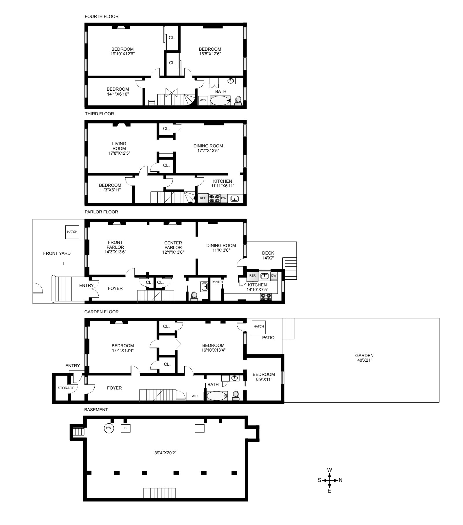 Floorplan for 227 Dean Street