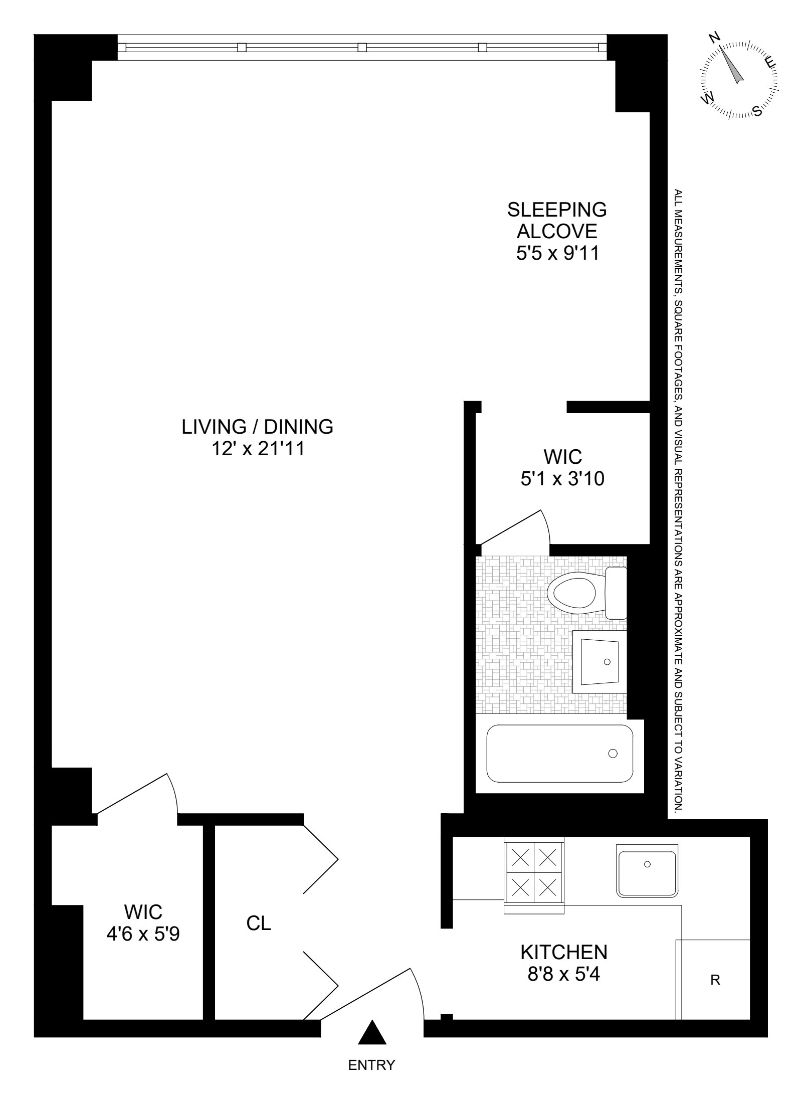 Floorplan for 200 East 78th Street, 4E