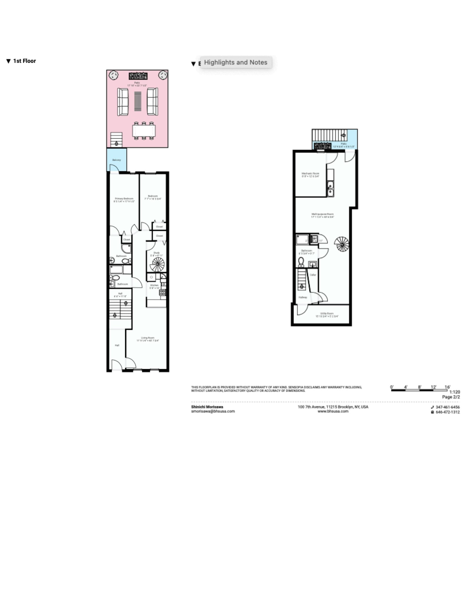 Floorplan for 41 Claver Pl, 1