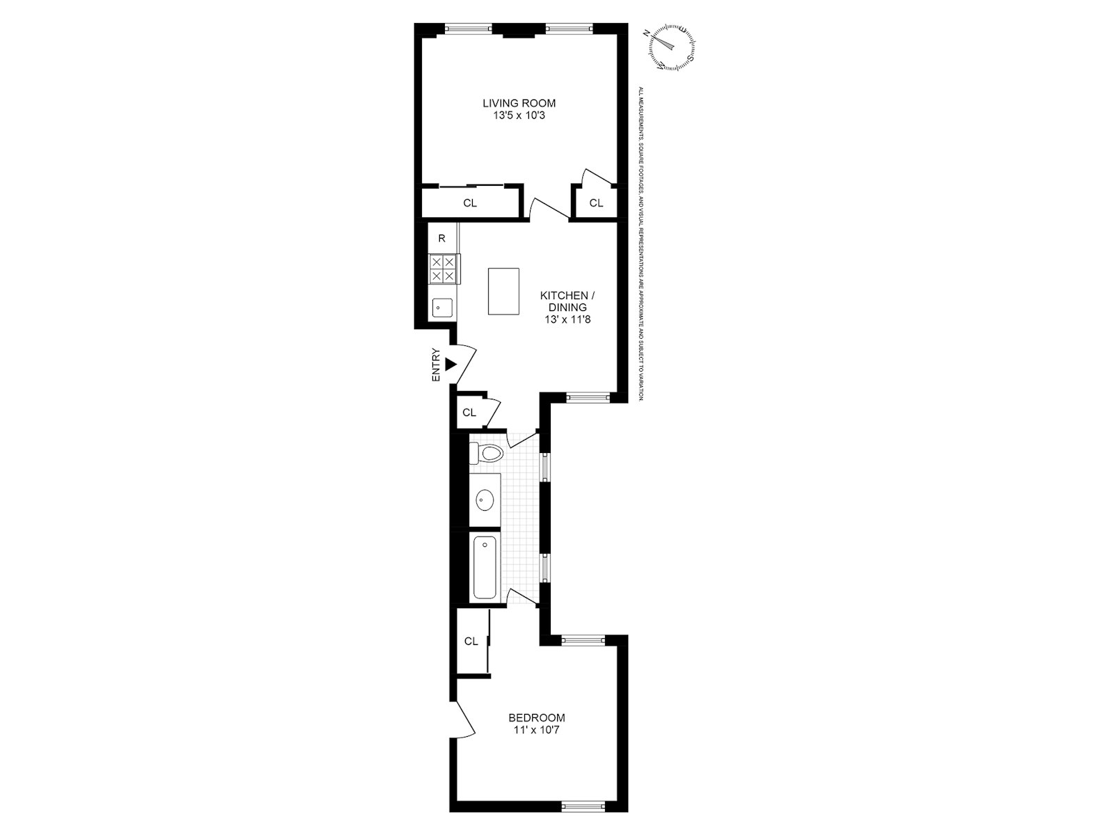 Floorplan for 26 Gramercy Park South, 6A