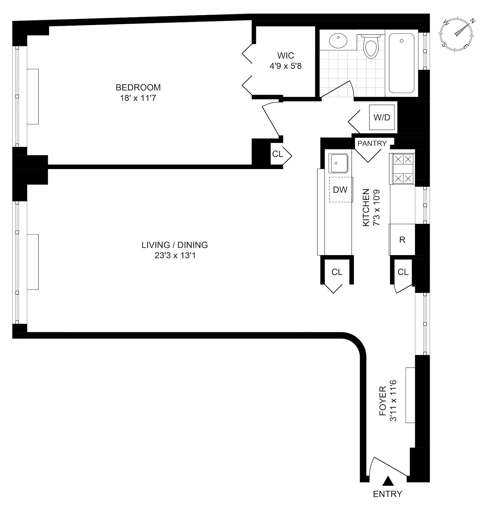 Floorplan for 101 West 79th Street