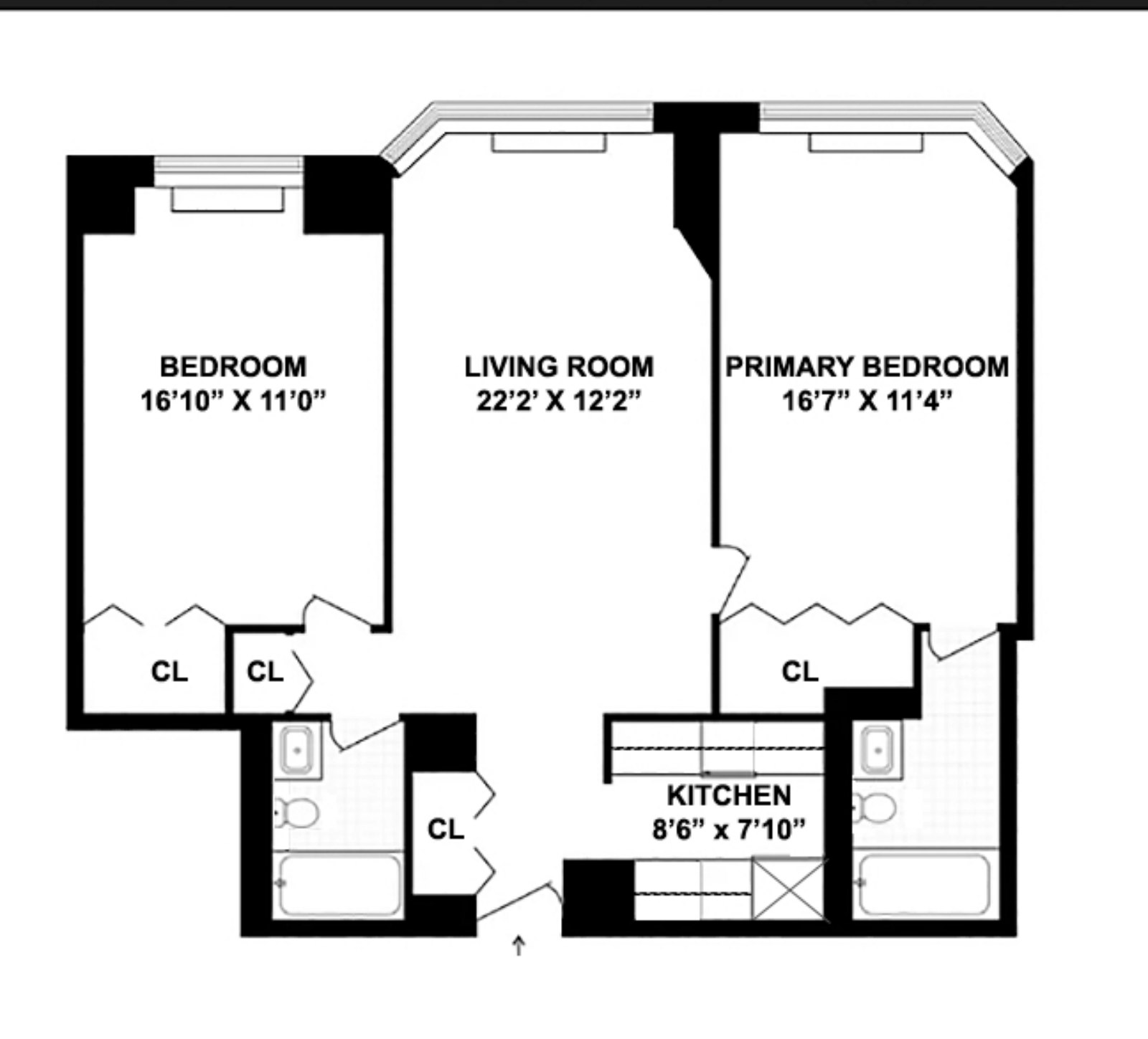 Floorplan for 630 First Avenue, 8K