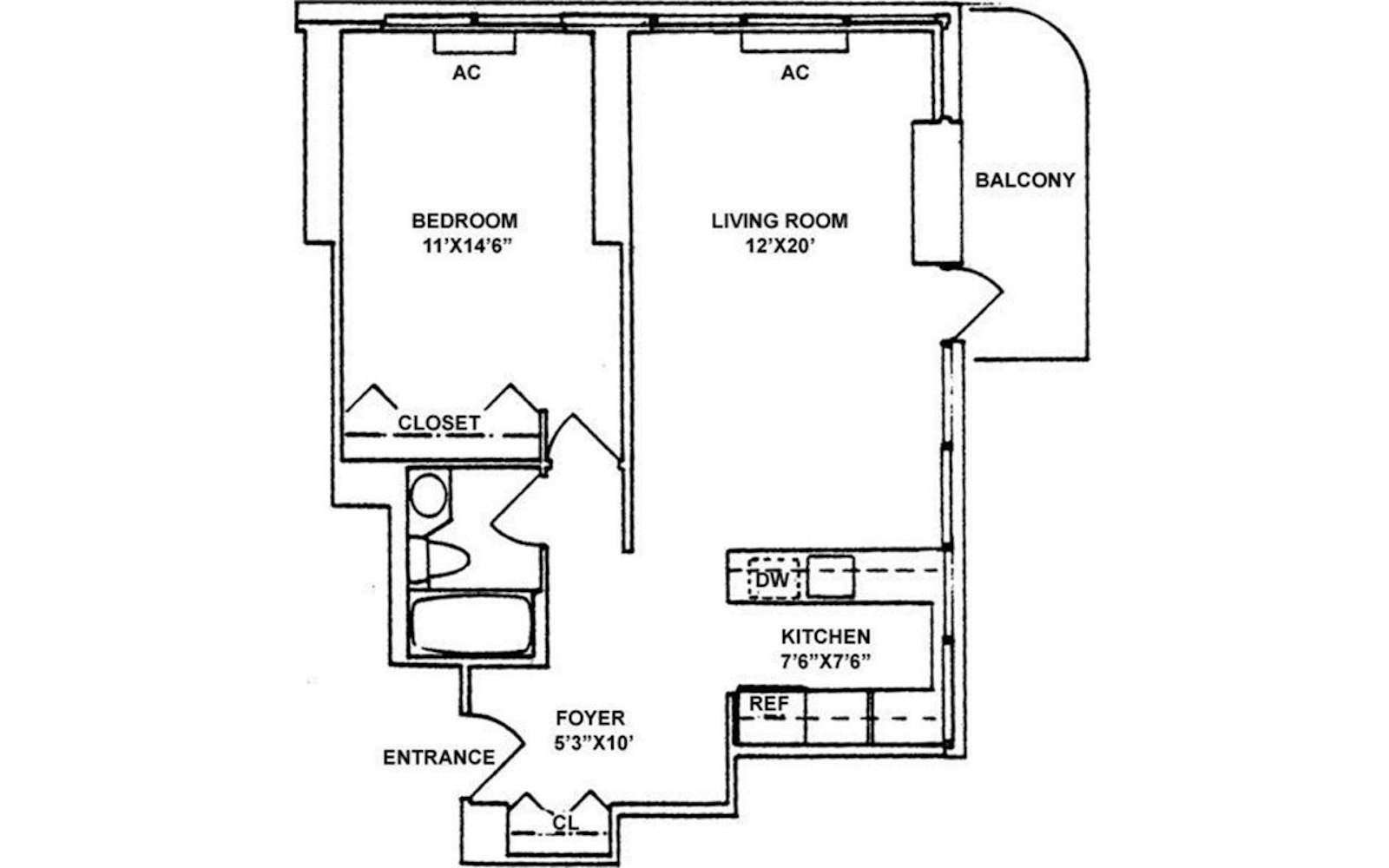 Floorplan for 404 East 79th Street, 21B