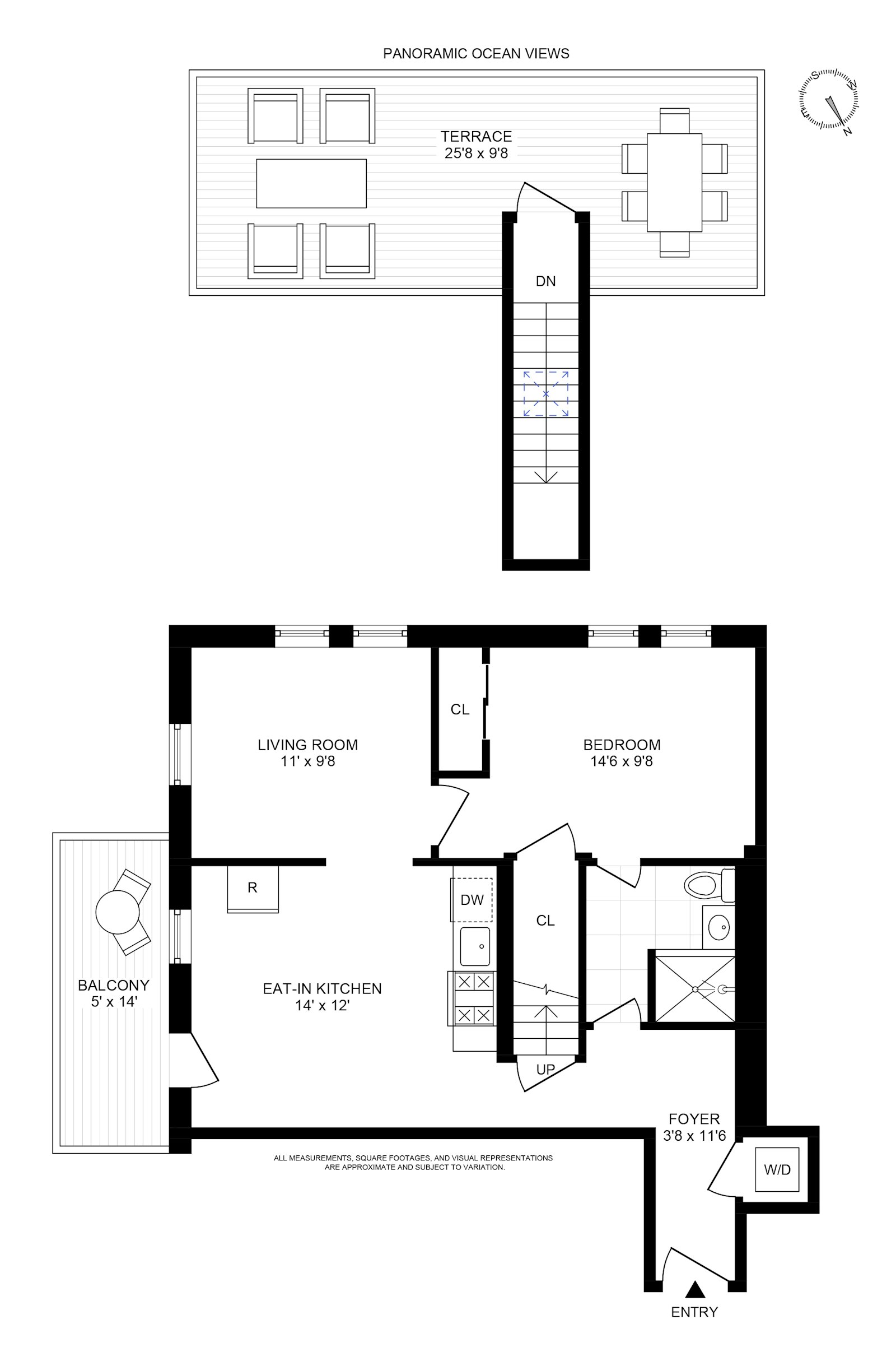 Floorplan for 4300 Atlantic Avenue, 8