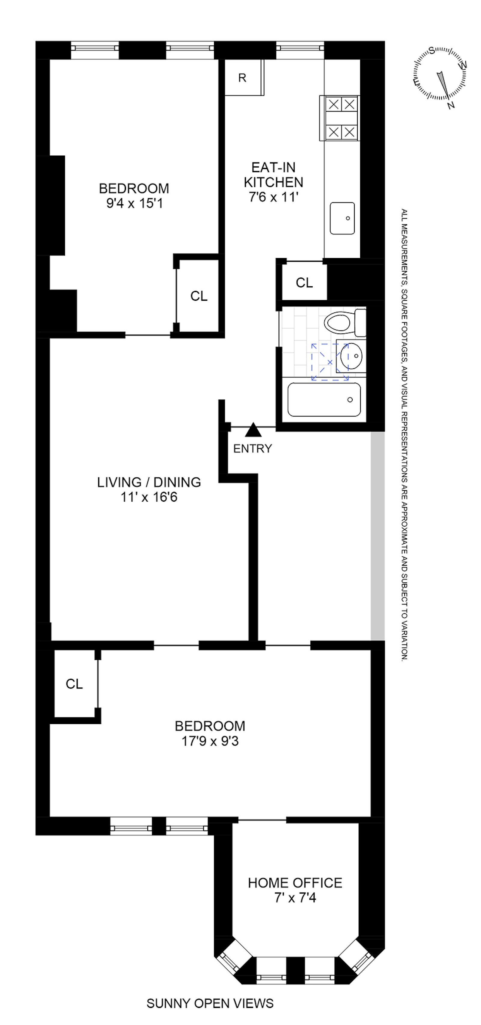 Floorplan for 604 Lincoln Place, 3