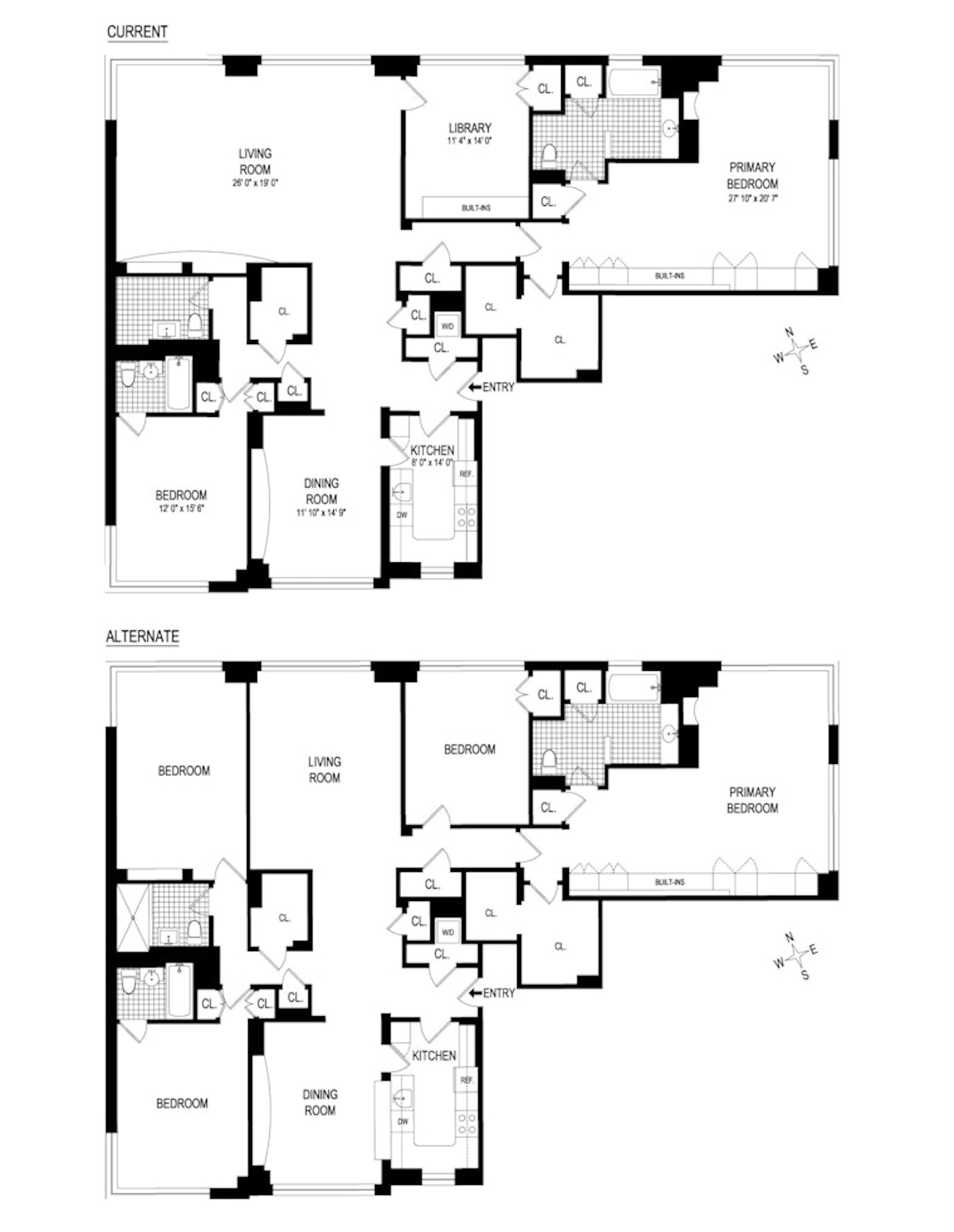 Floorplan for 160 East 65th Street, 26DE