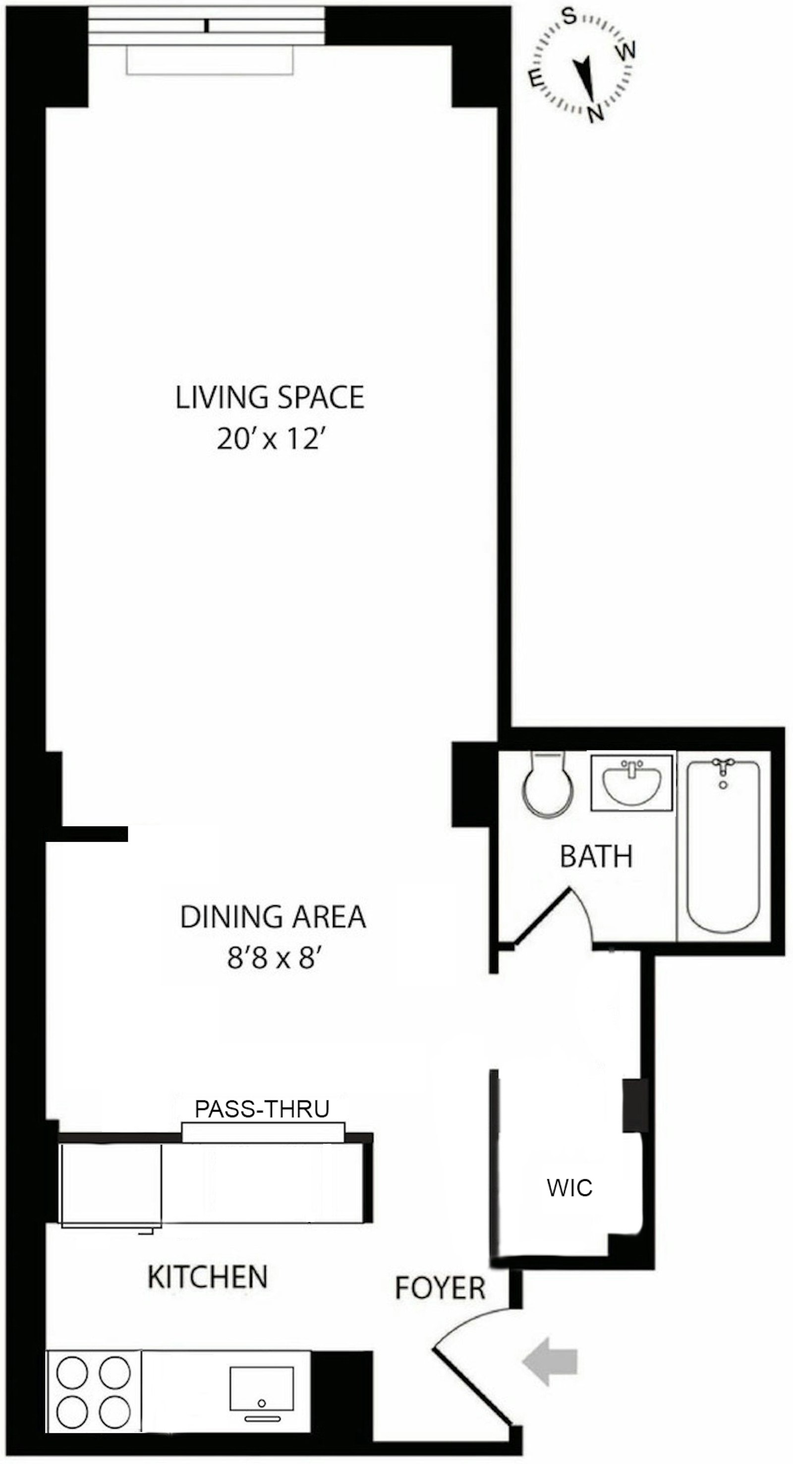 Floorplan for 520 East 72nd Street, 4E