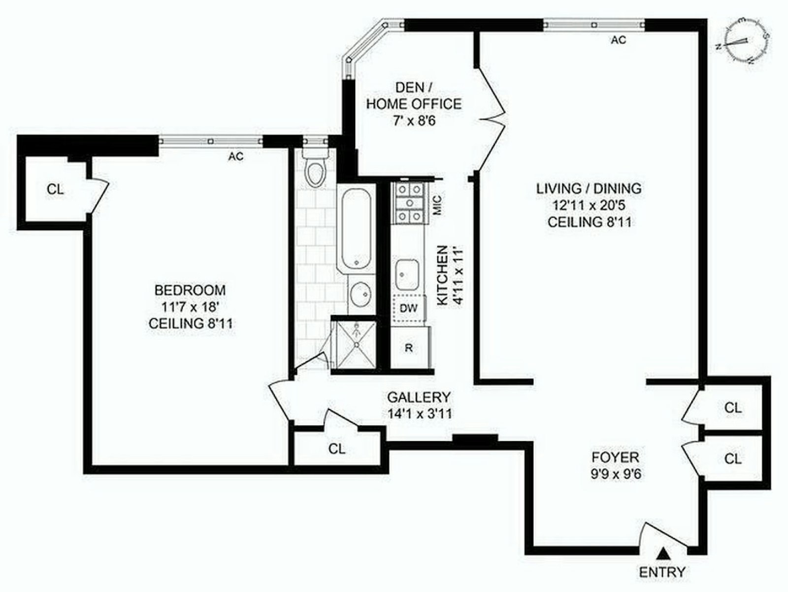 Floorplan for 230 Park Place, 5K