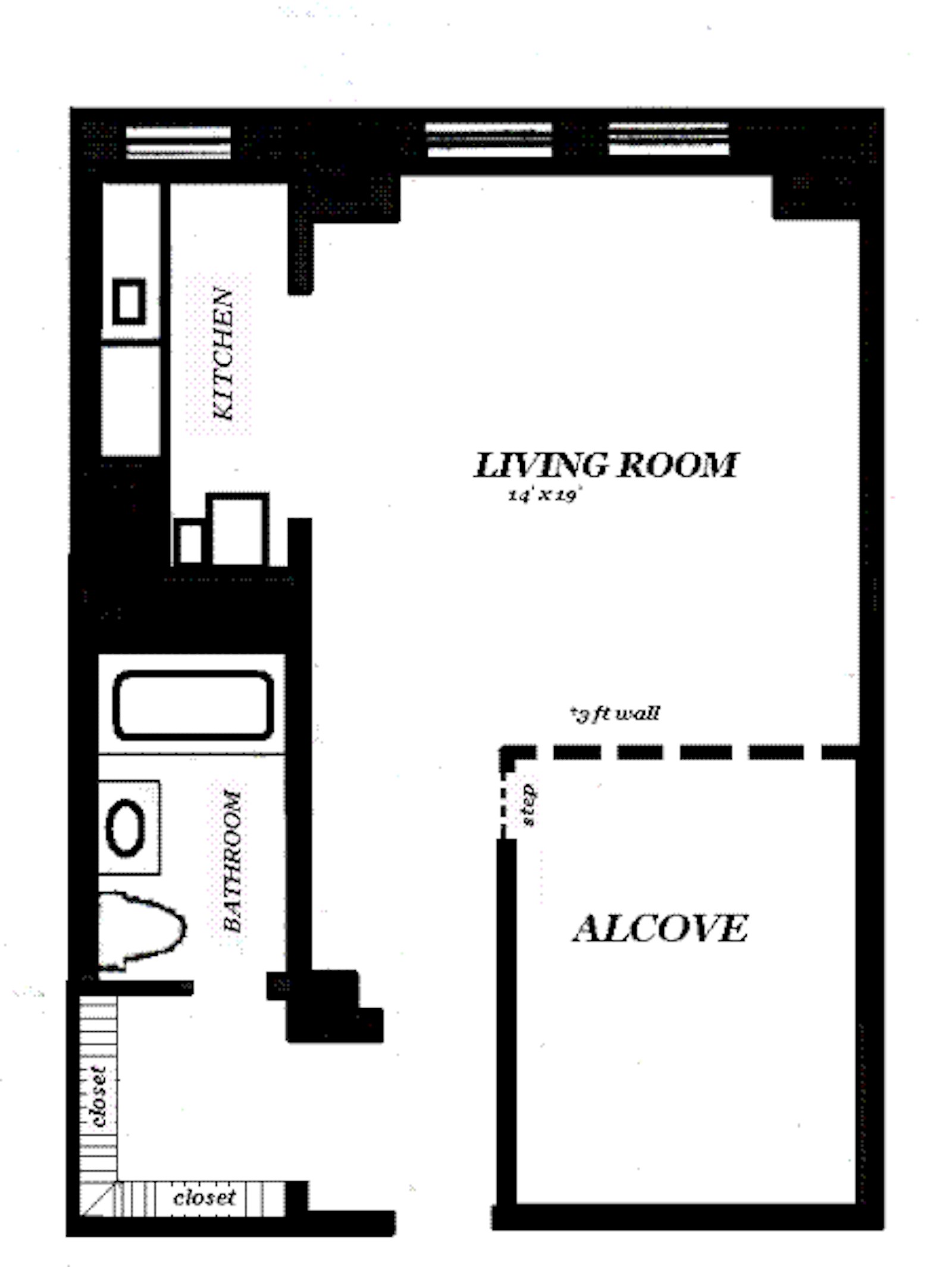 Floorplan for 465 West 23rd Street