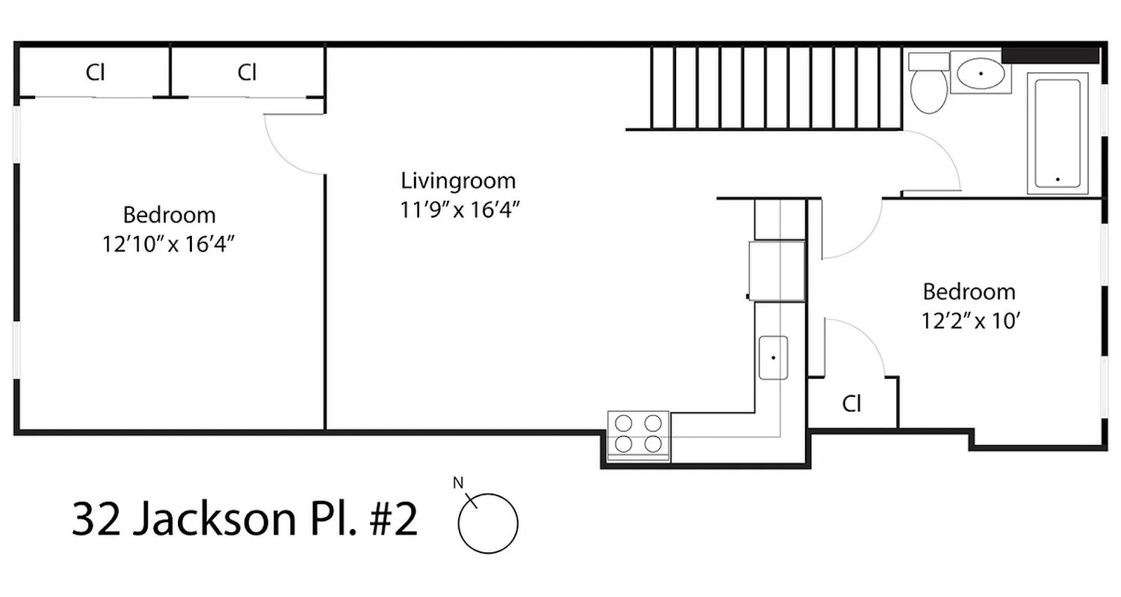 Floorplan for 32 Jackson Place, 2