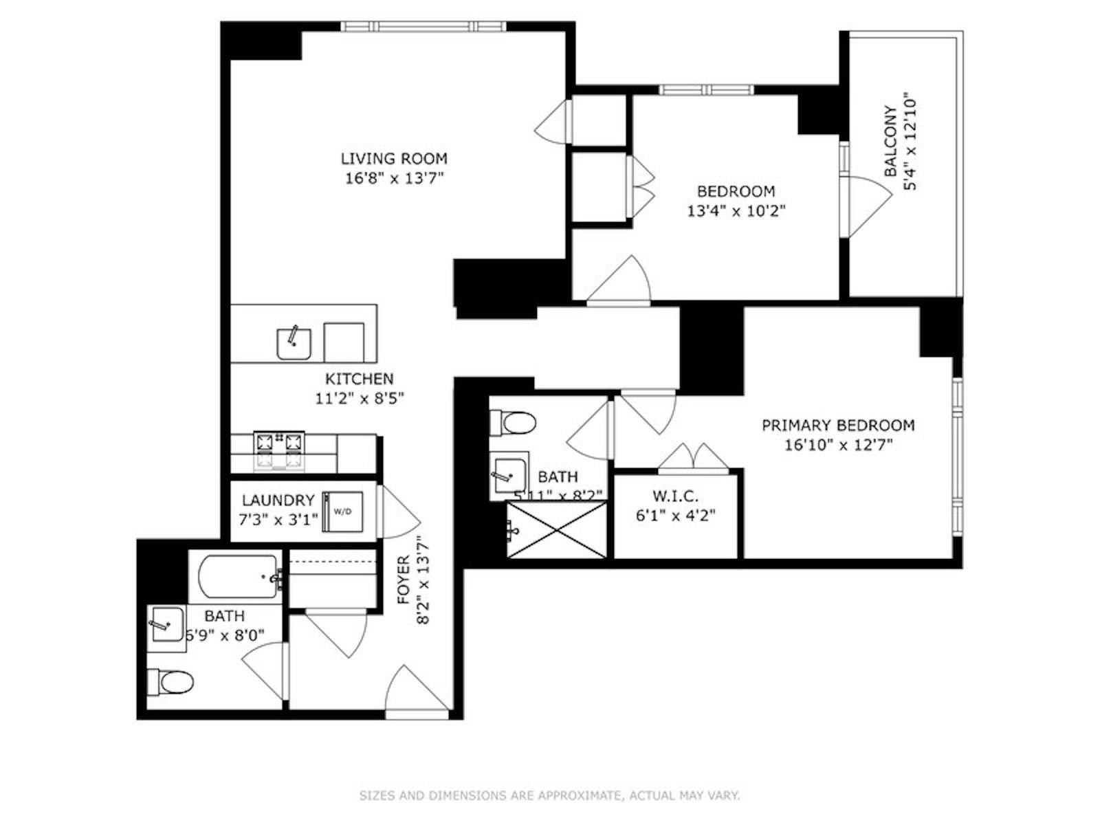 Floorplan for 100 Claremont Avenue, 10E