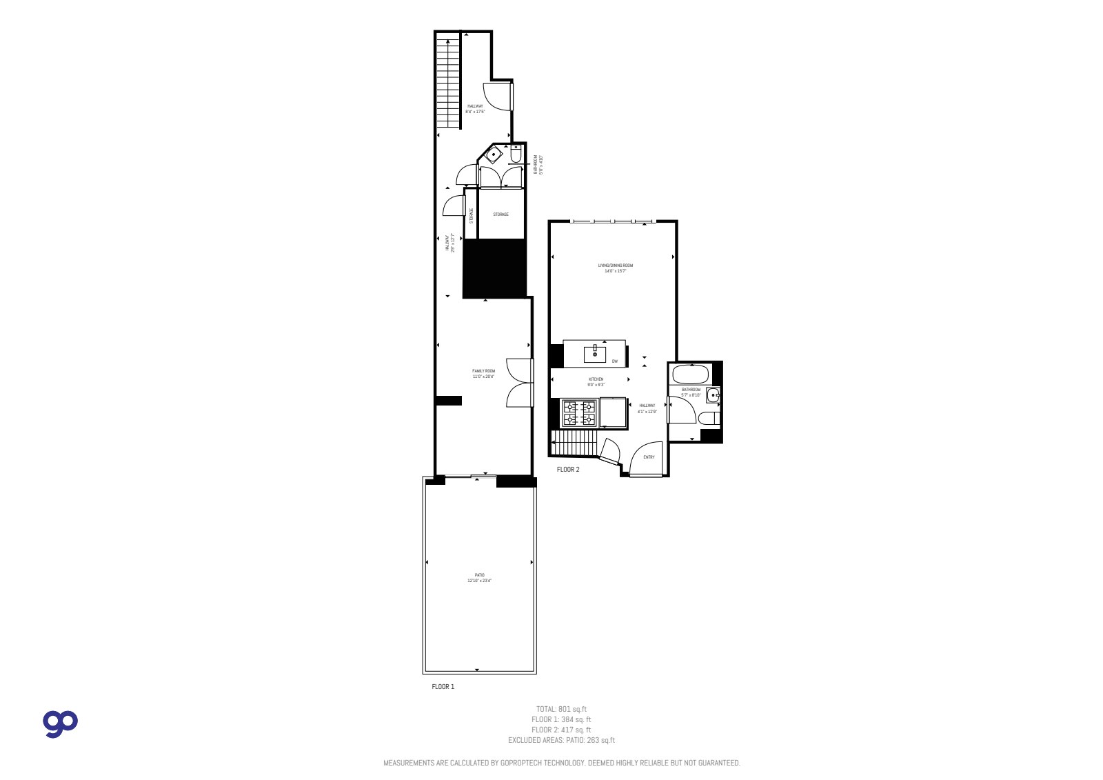 Floorplan for 134 Saint Marks Place, 1A